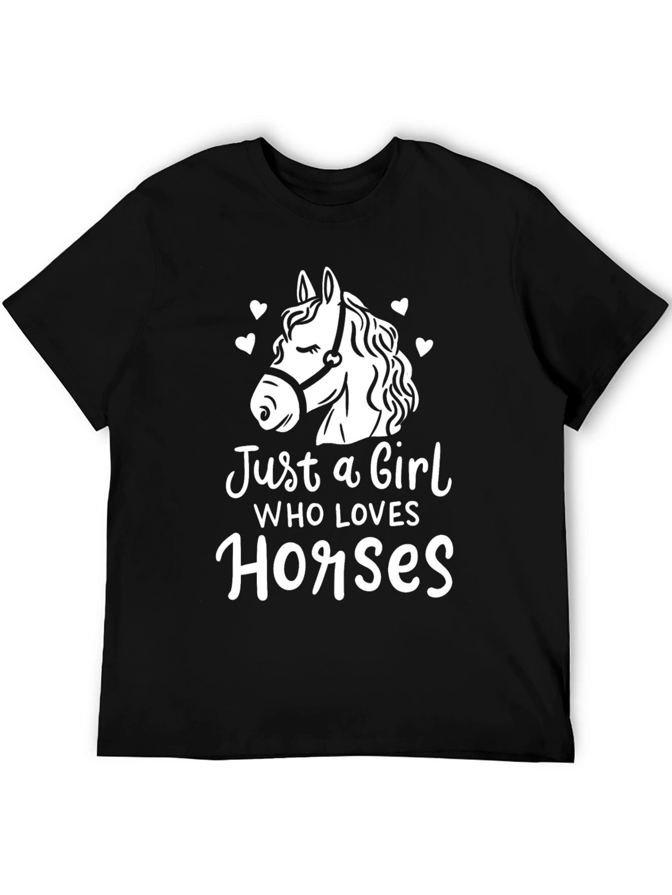 Just a Girl Who Loves Horses Tee