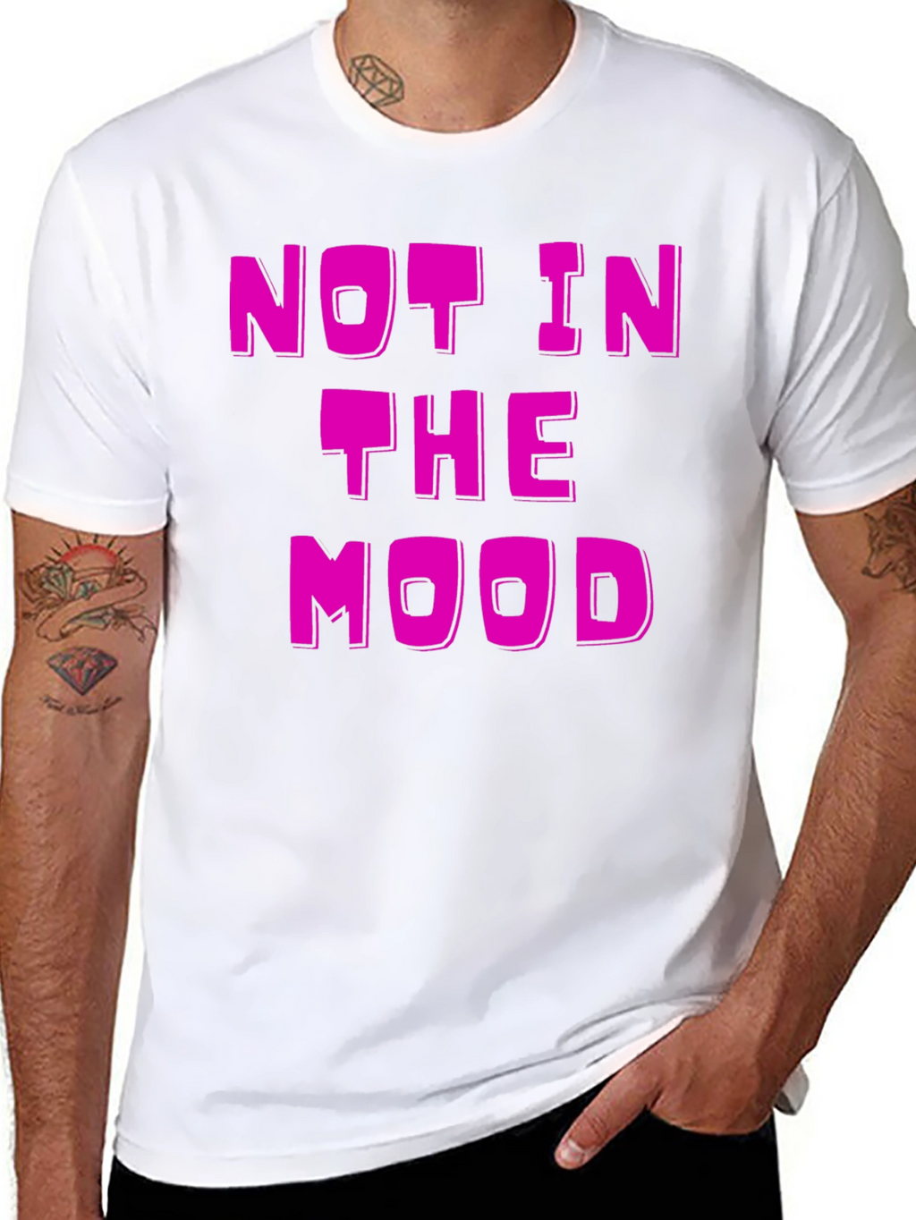 Not in the Mood Black T-Shirt