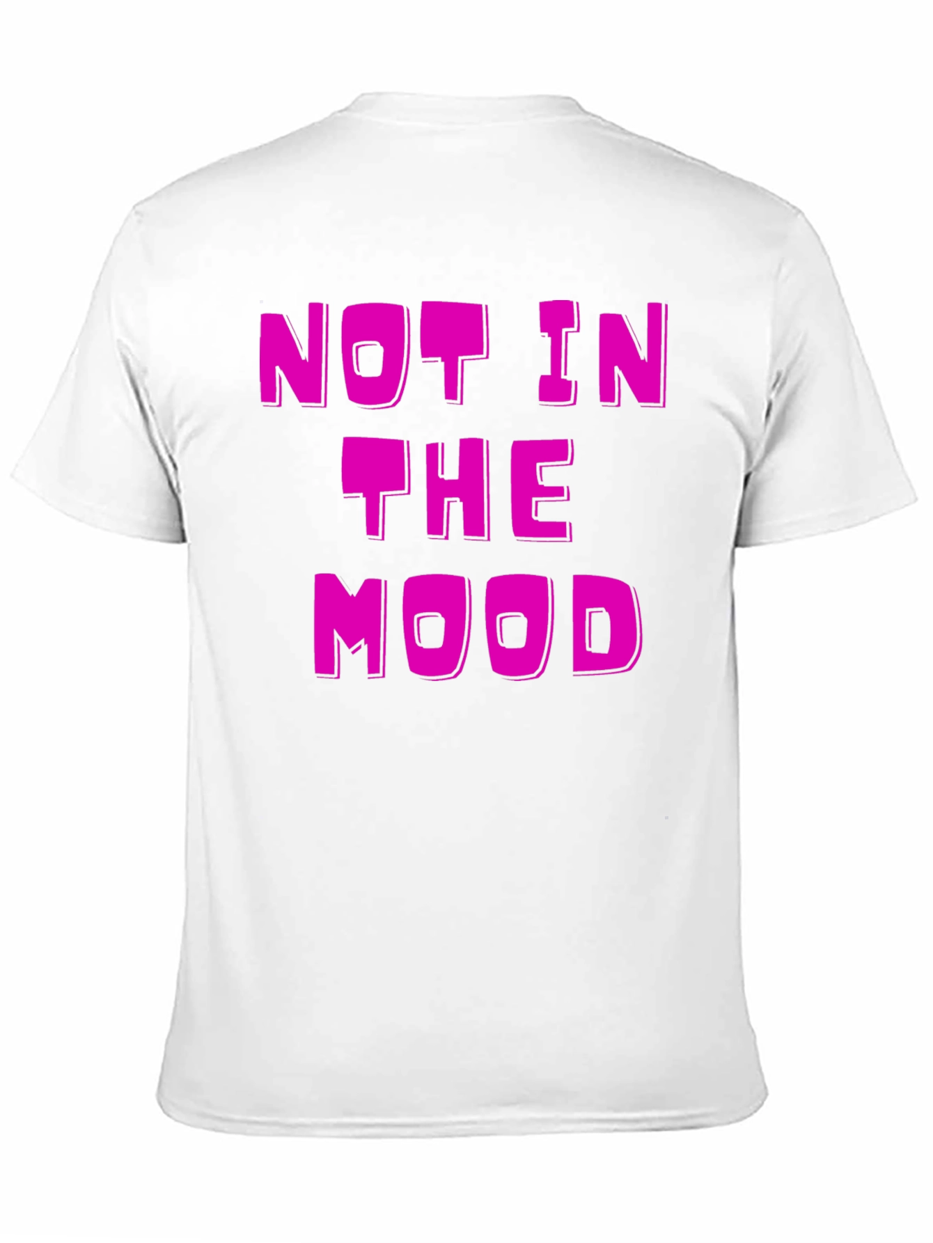 Not in the Mood Black T-Shirt