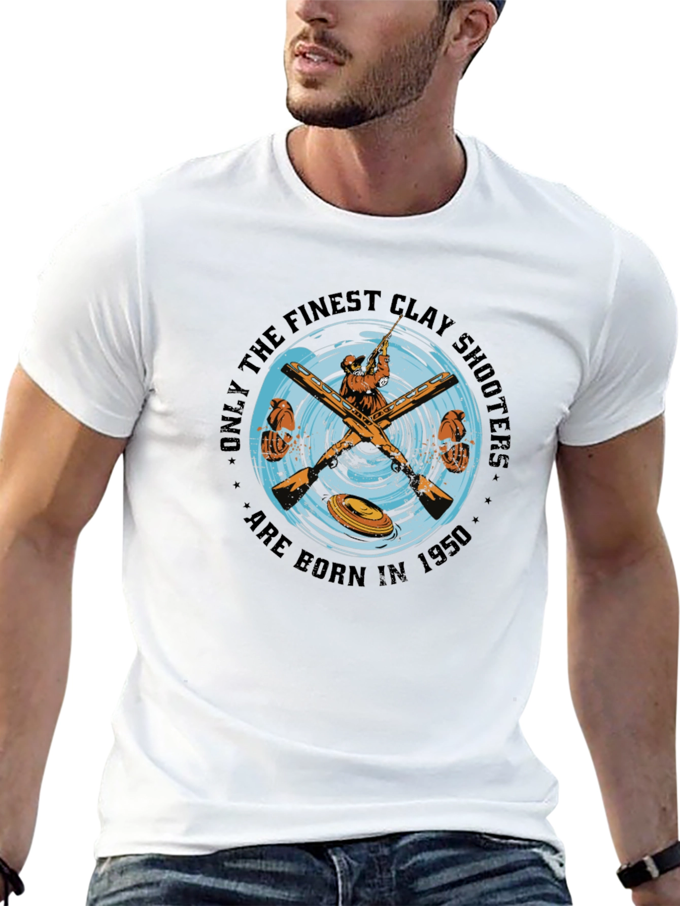 Finest Clay Shooters Born in 1950 T-Shirt