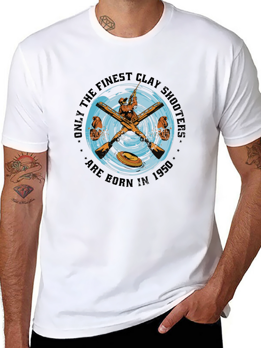 Finest Clay Shooters Born in 1950 T-Shirt