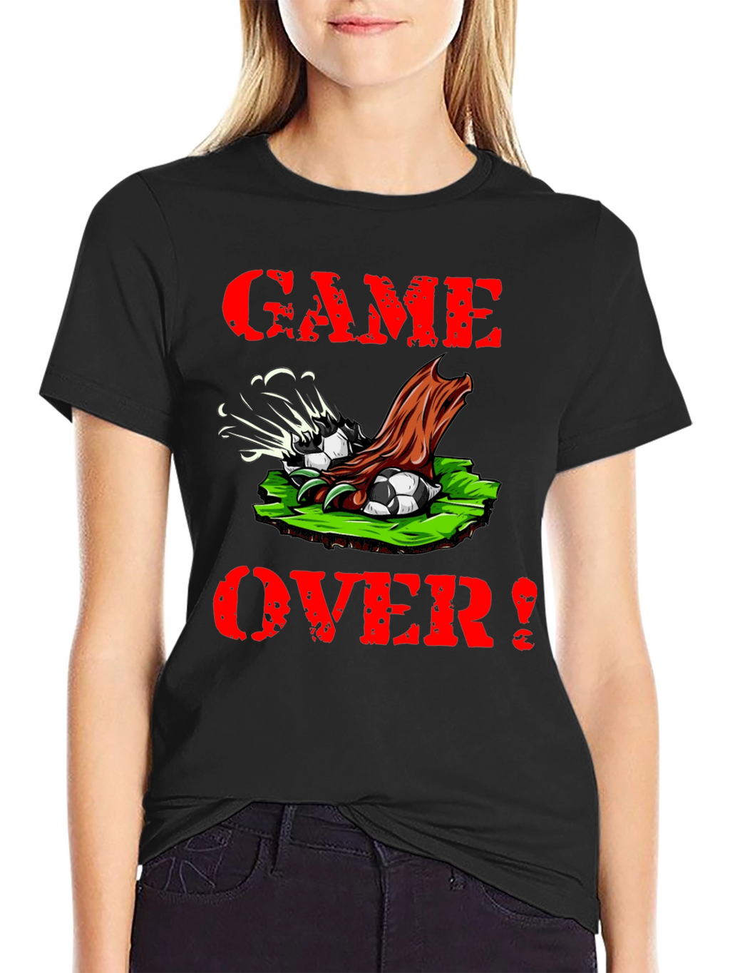 Game Over Soccer Graphic Tee