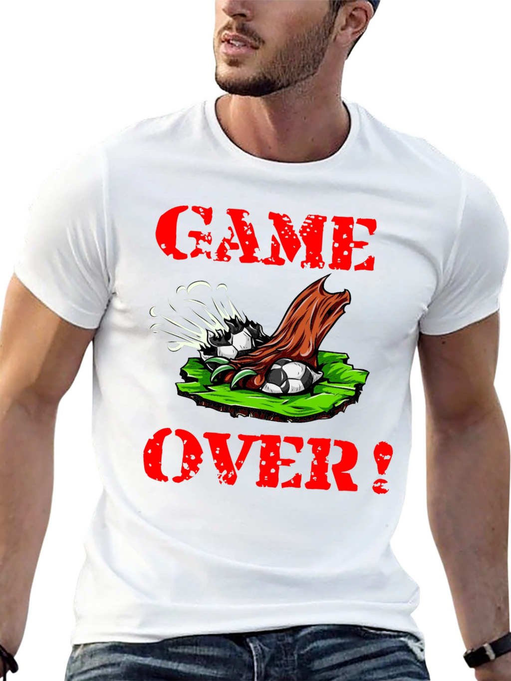 Game Over Soccer Graphic Tee
