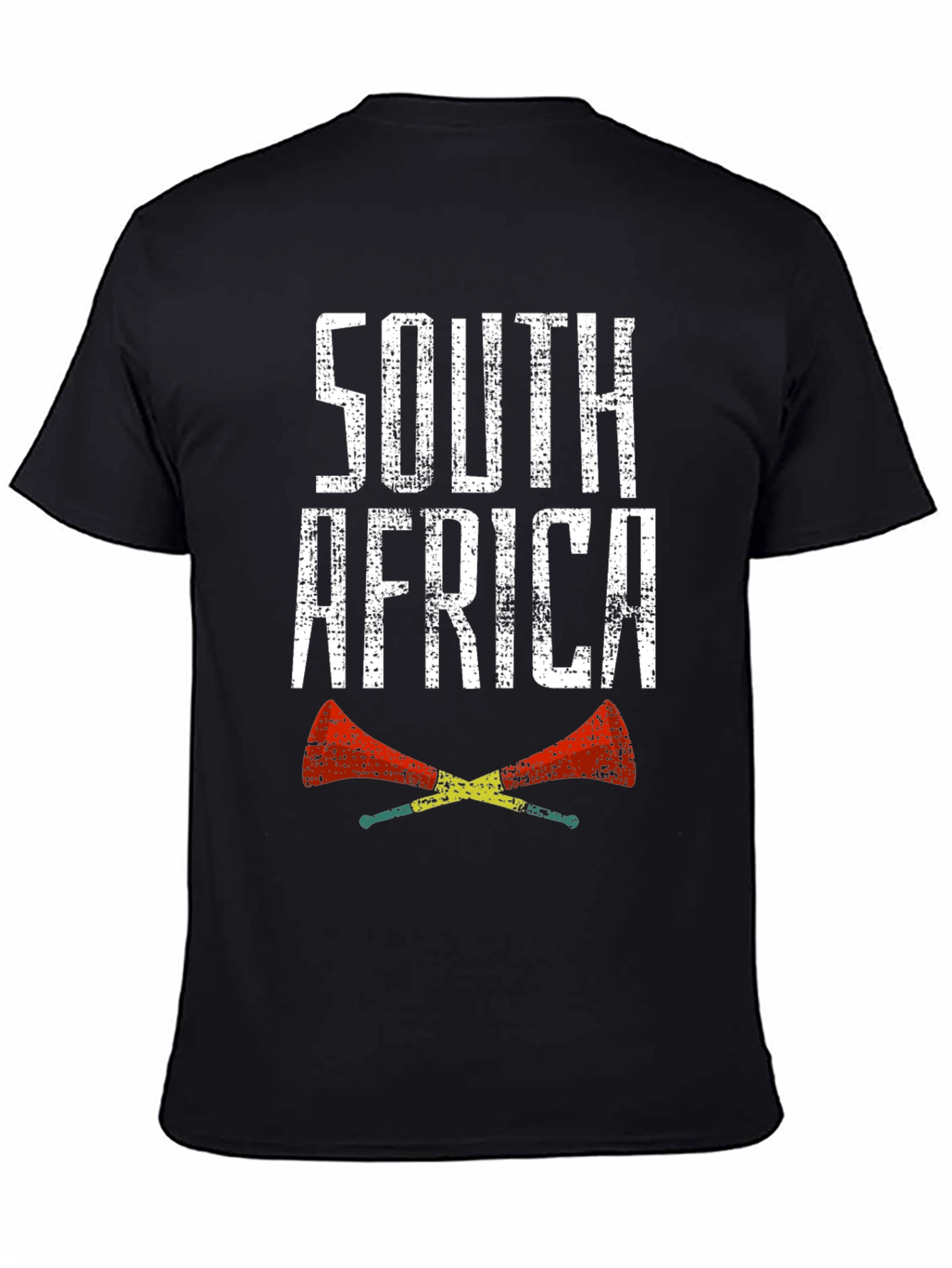 South Africa Vuvuzela T-Shirt - Black