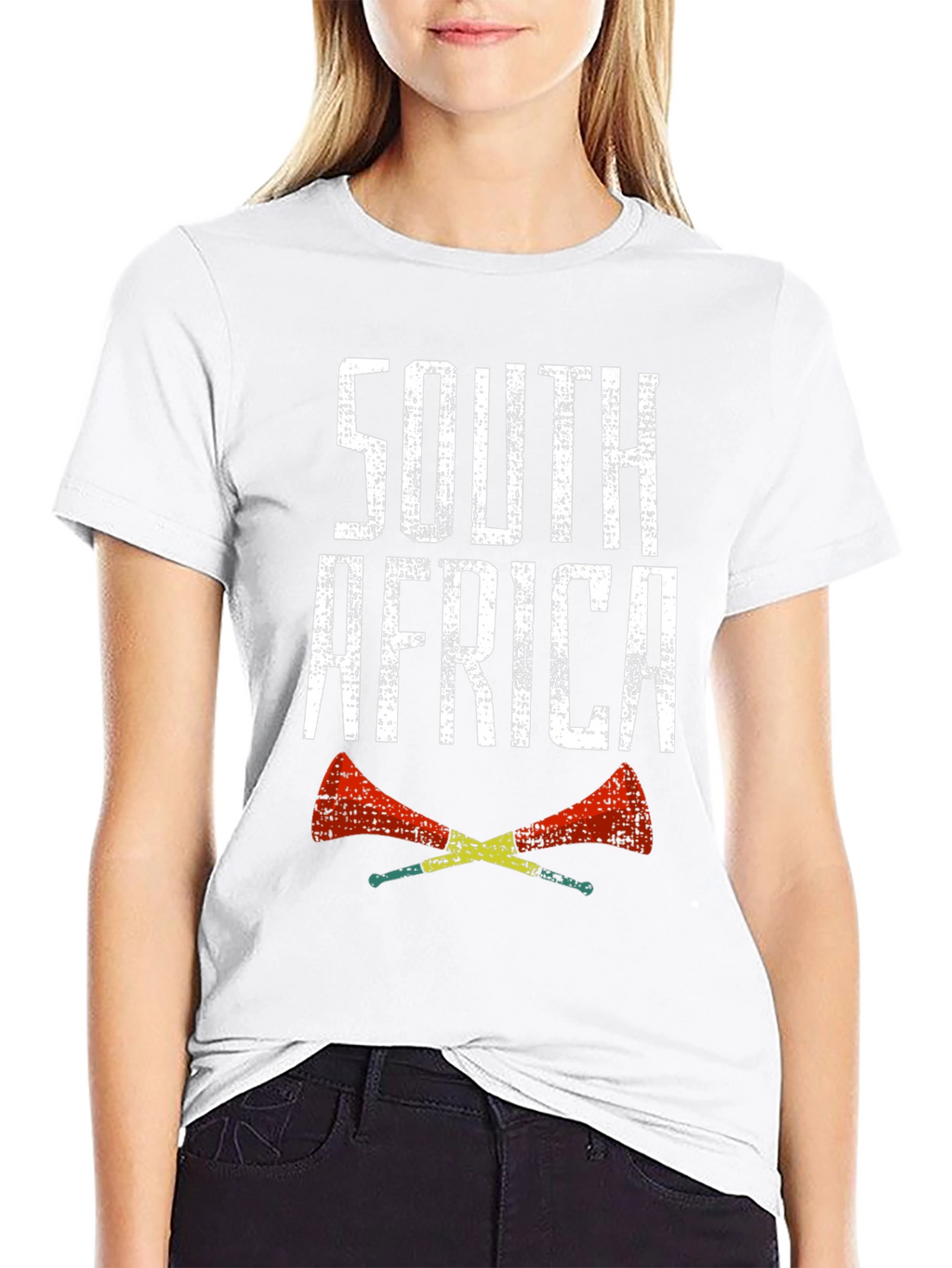 South Africa Vuvuzela T-Shirt - Black
