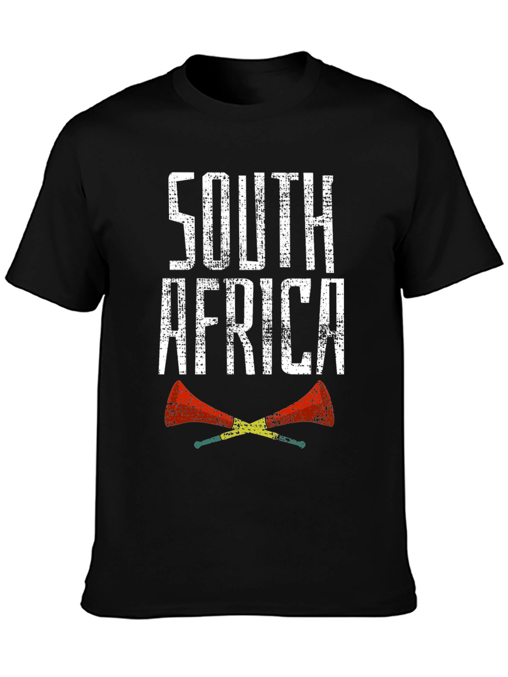 South Africa Vuvuzela T-Shirt - Black