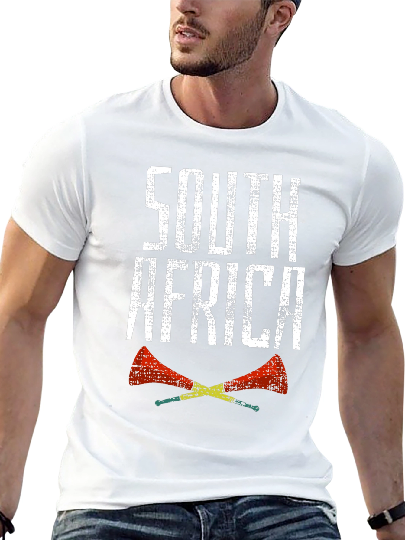 South Africa Vuvuzela T-Shirt - Black