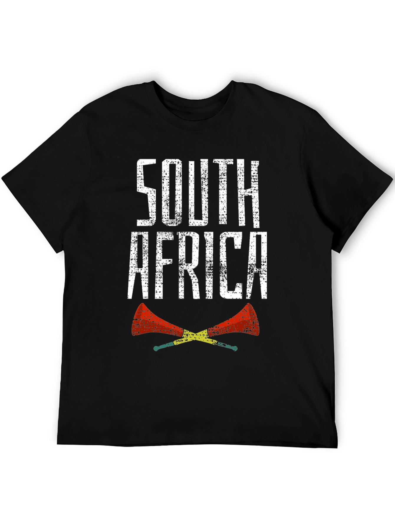 South Africa Vuvuzela T-Shirt - Black