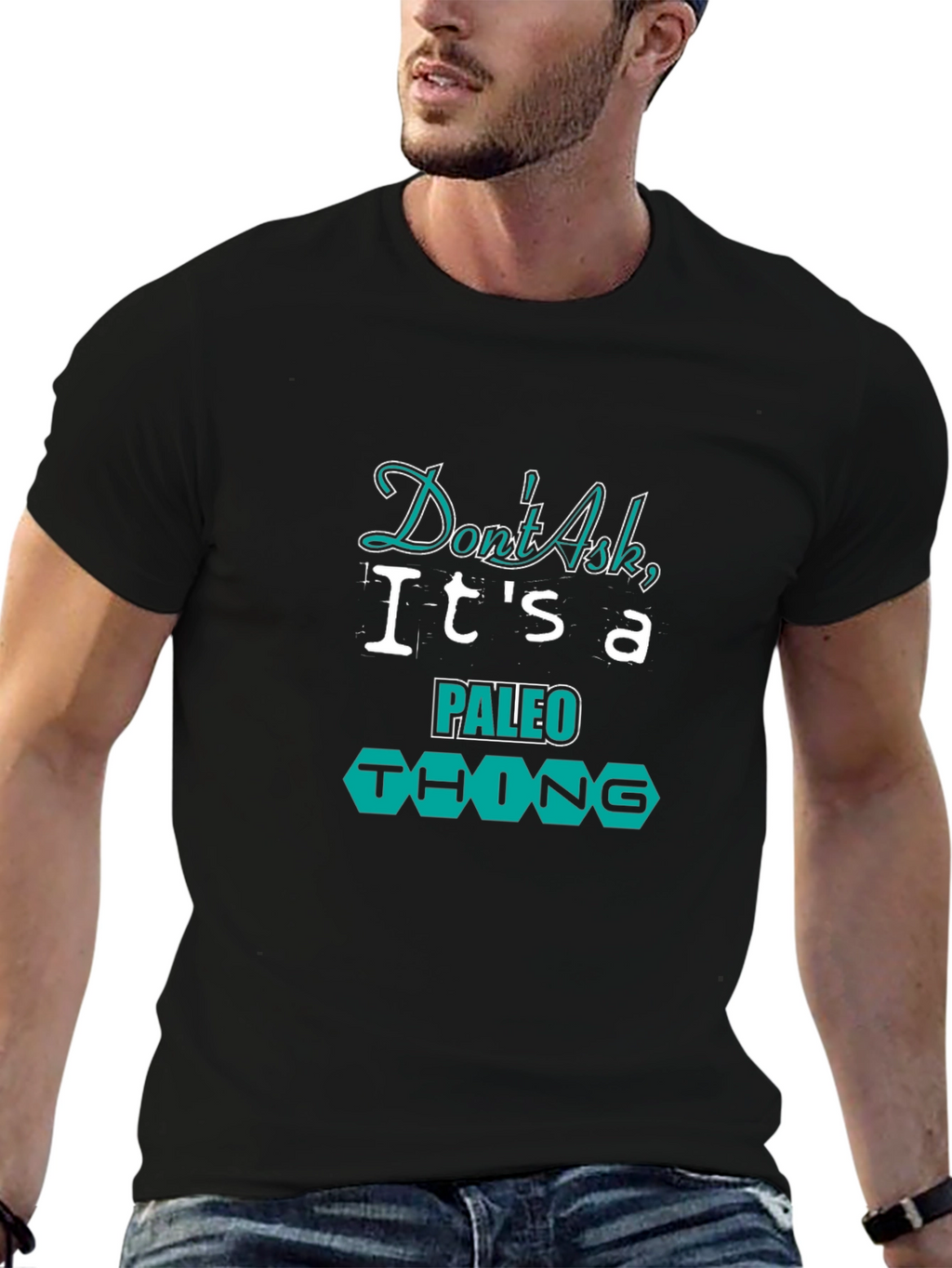 Paleo Thing Graphic Tee - Black Casual T-Shirt