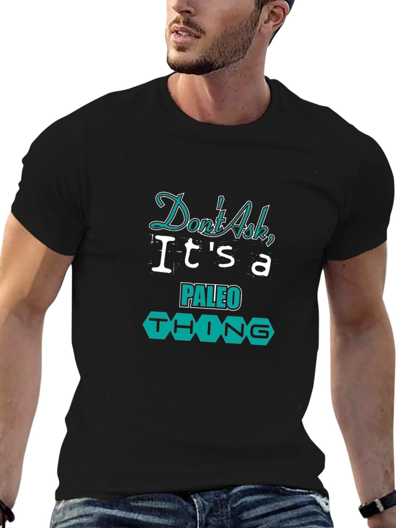 Paleo Thing Graphic Tee - Black Casual T-Shirt