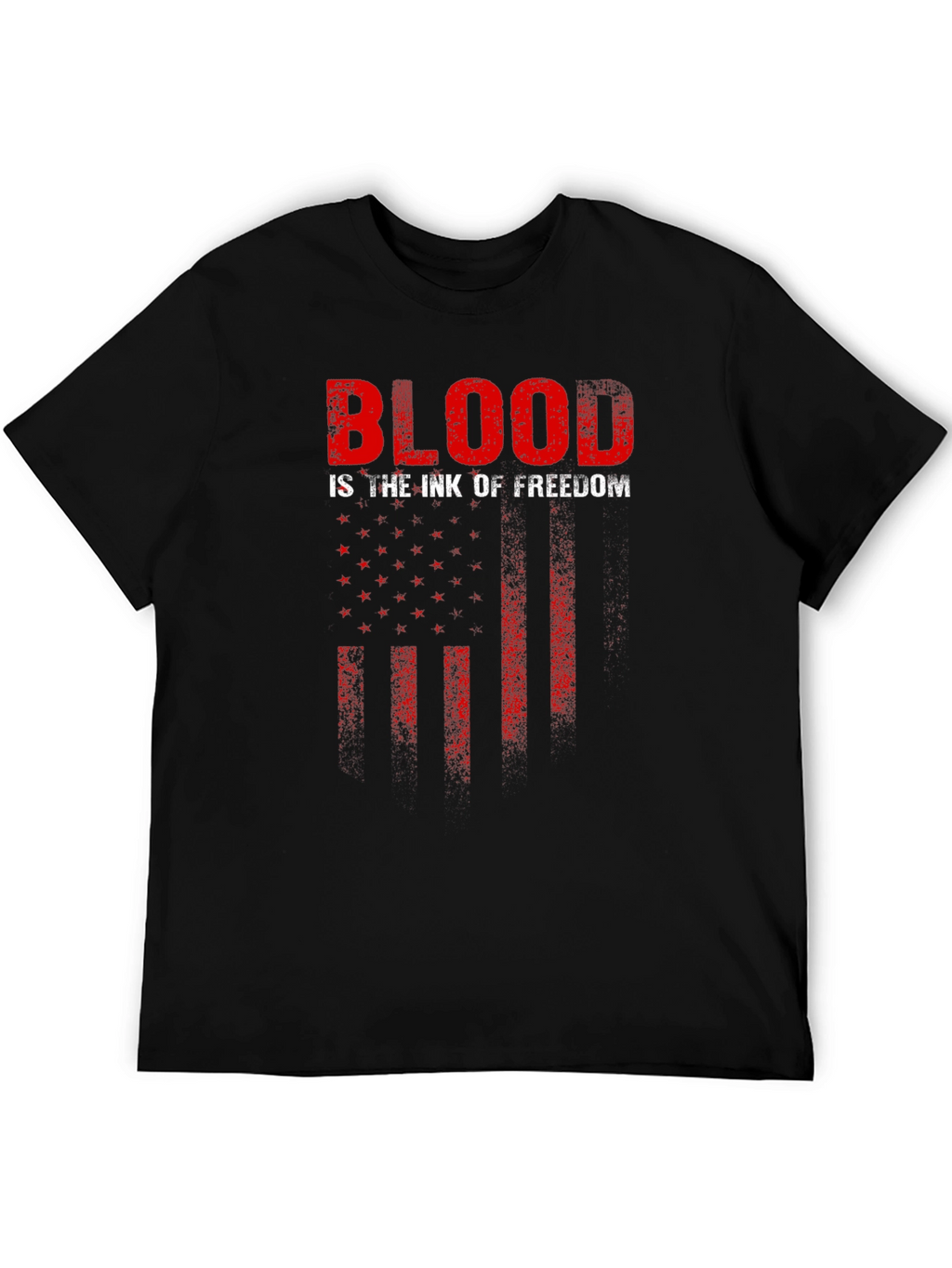 Blood is the Ink of Freedom Graphic T-Shirt