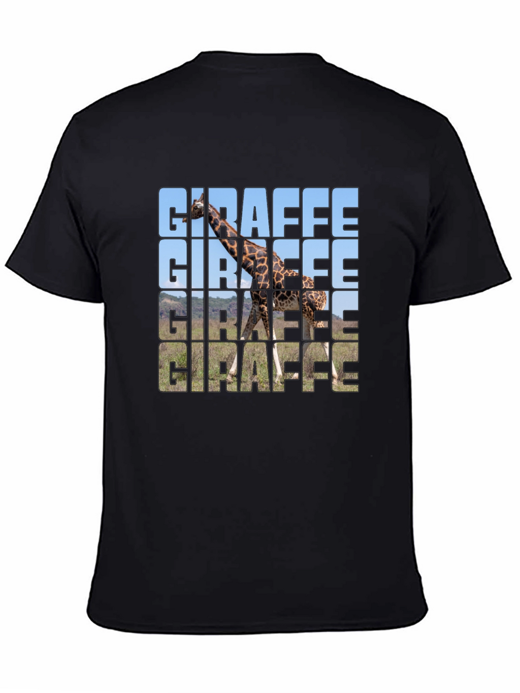 Giraffe Graphic T-Shirt - Trendy Animal Print Tee
