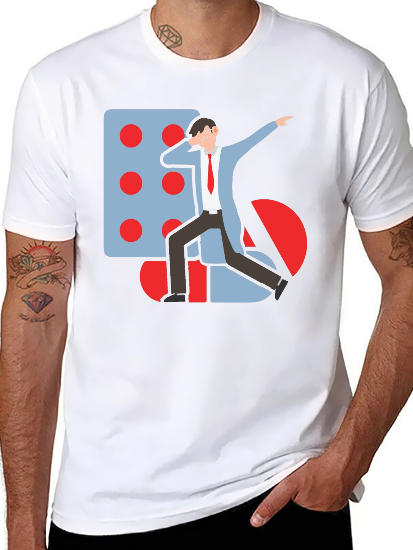 Dabbing Scientist Graphic Tee