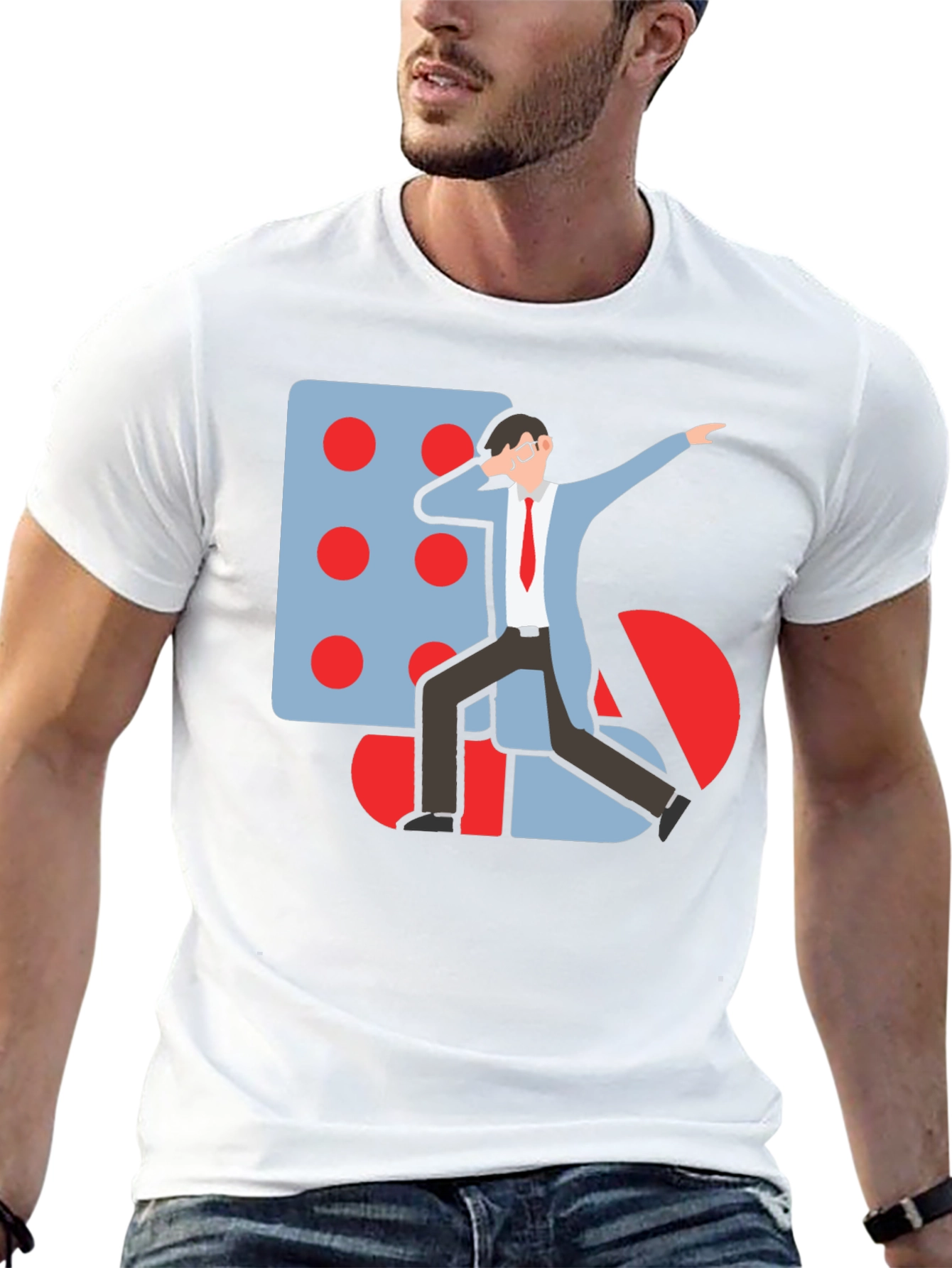 Dabbing Scientist Graphic Tee