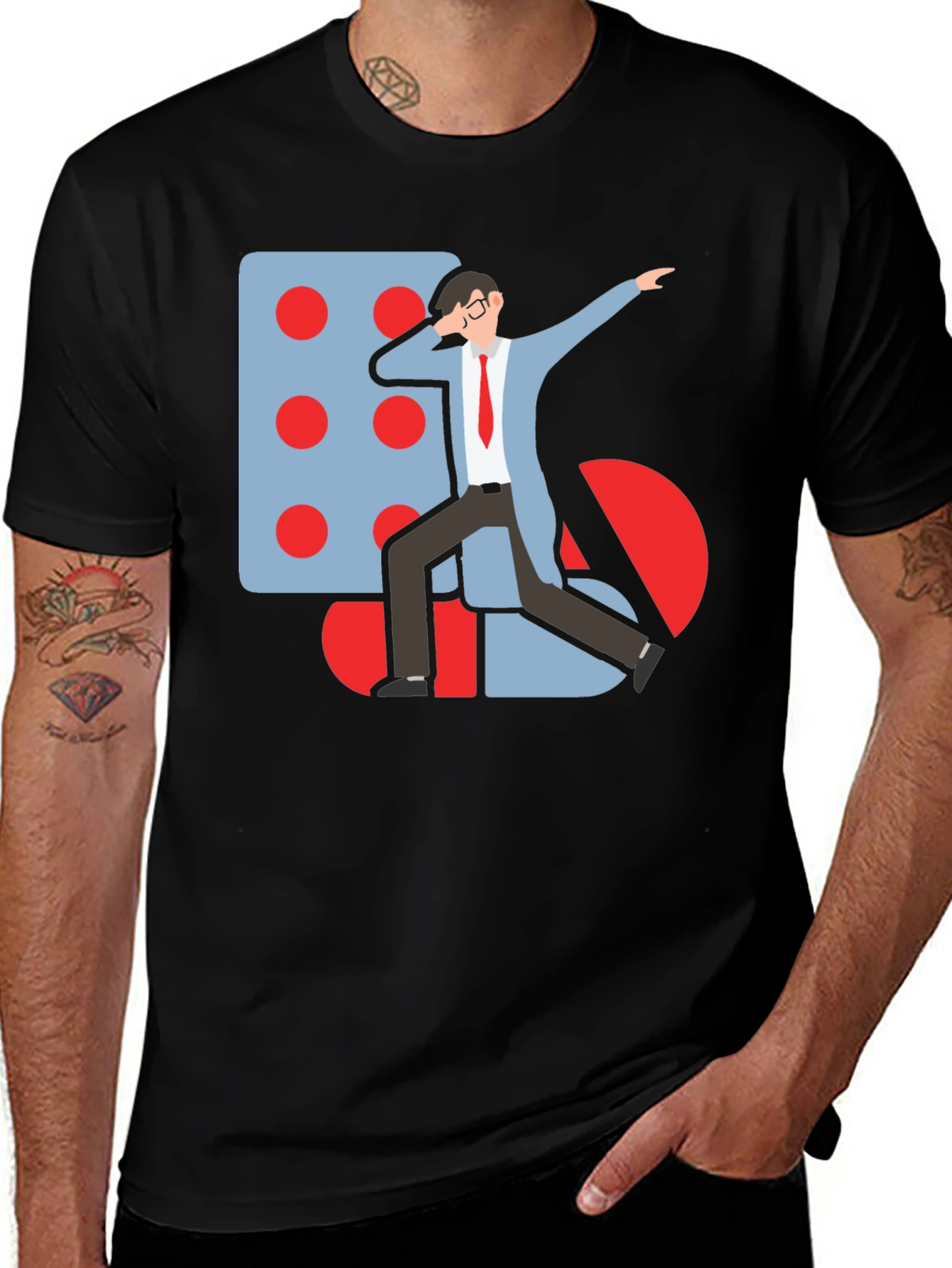 Dabbing Scientist Graphic Tee