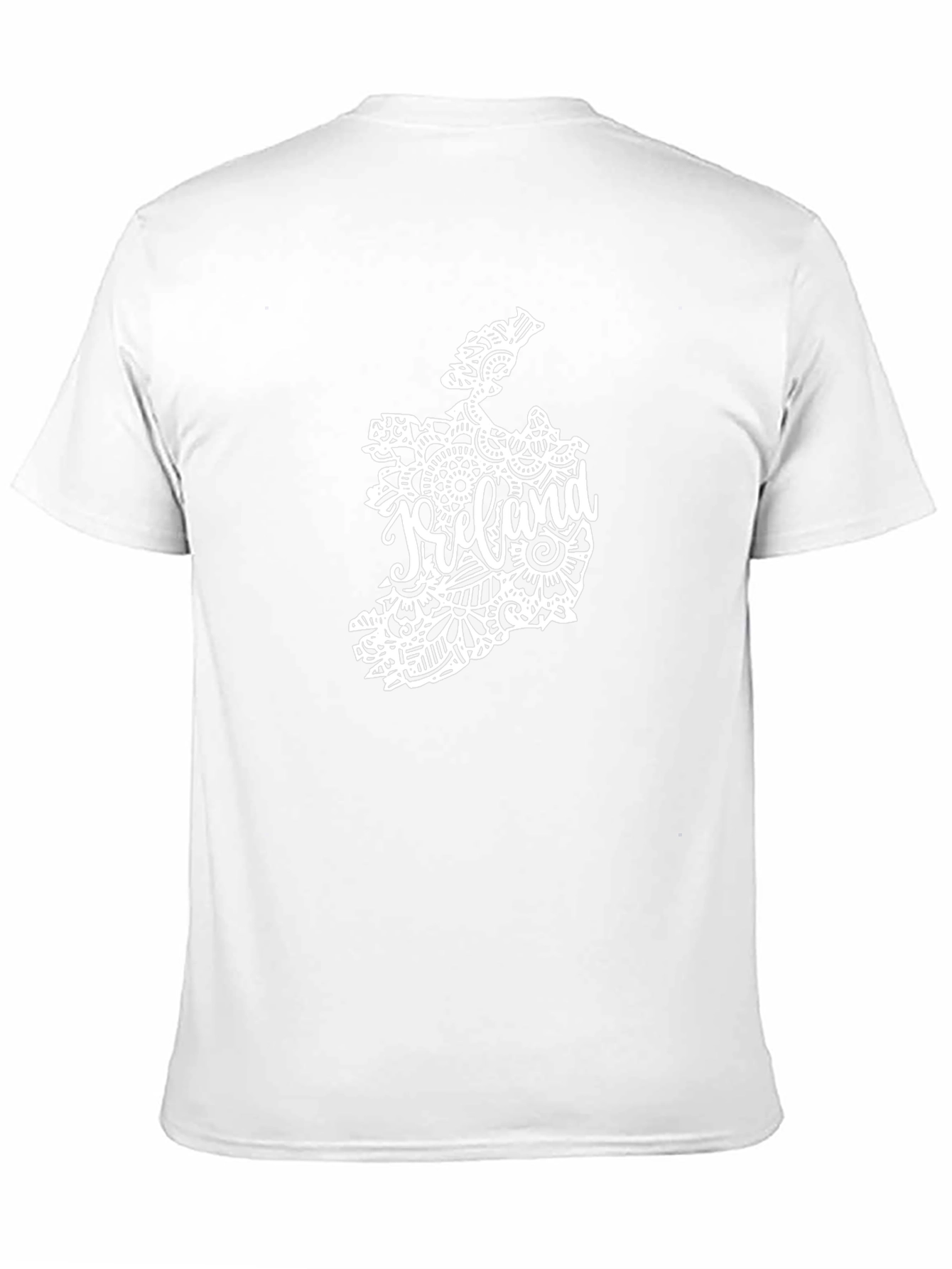 Ireland Map Graphic Tee - Black Cotton