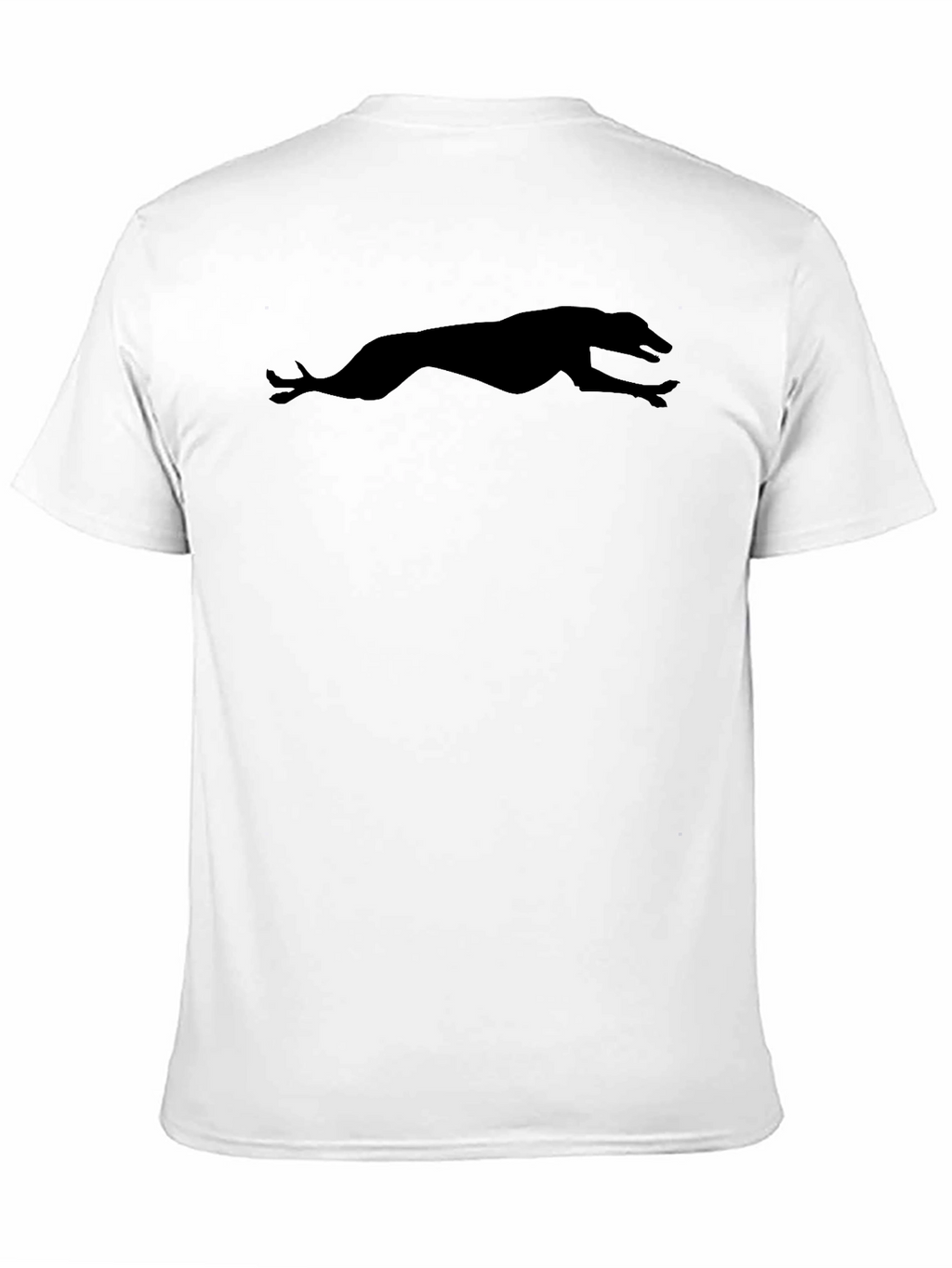 Black Greyhound Silhouette T-Shirt