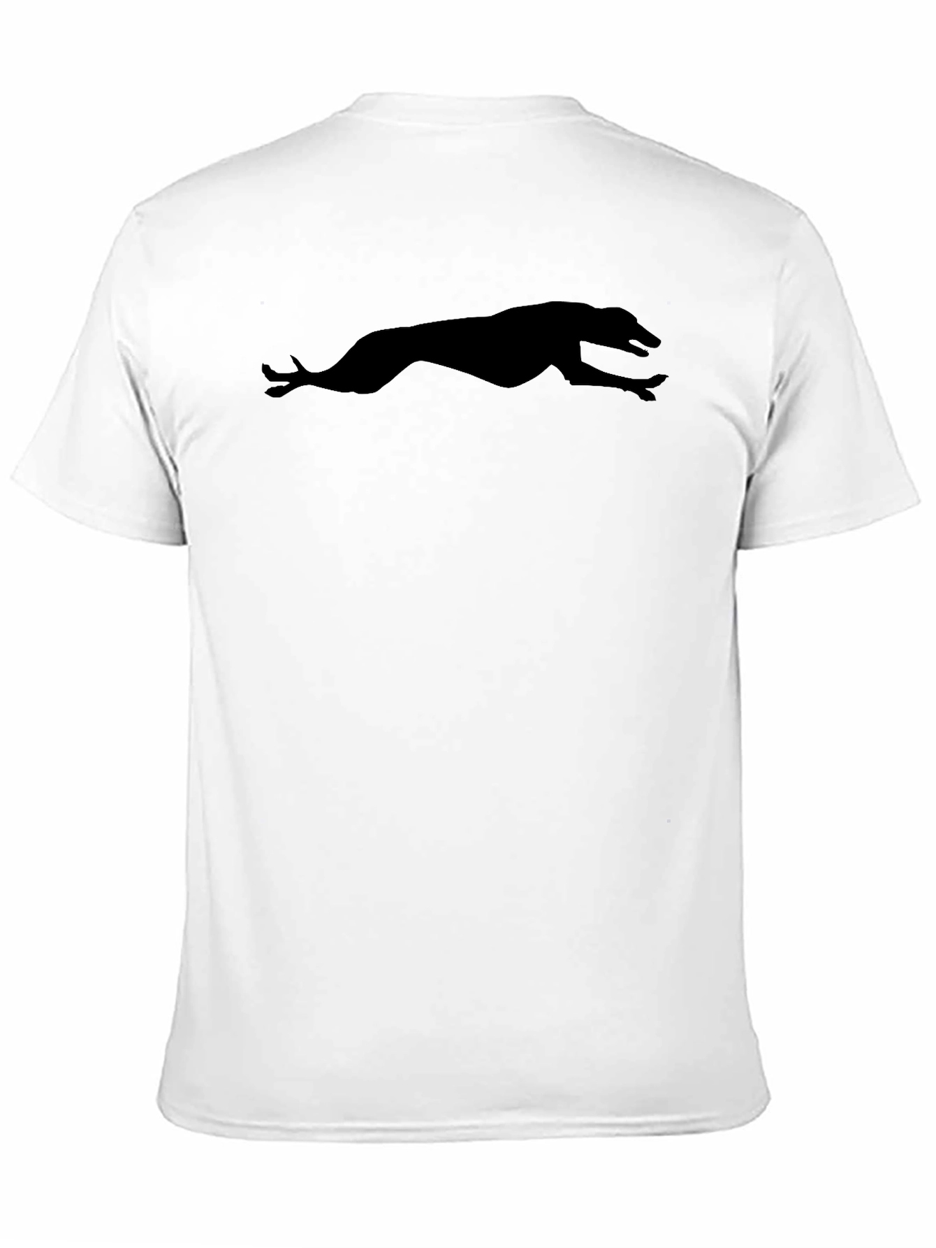 Black Greyhound Silhouette T-Shirt
