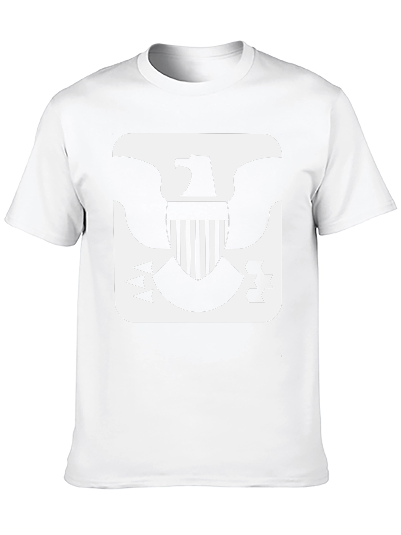 Eagle Emblem Graphic Tee - Black Casual Shirt
