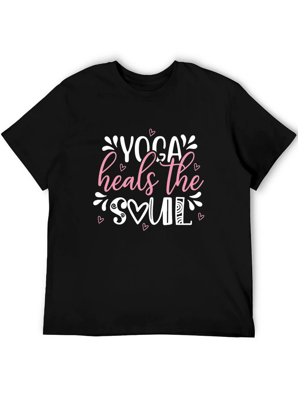 Yoga Heals the Soul Graphic T-Shirt