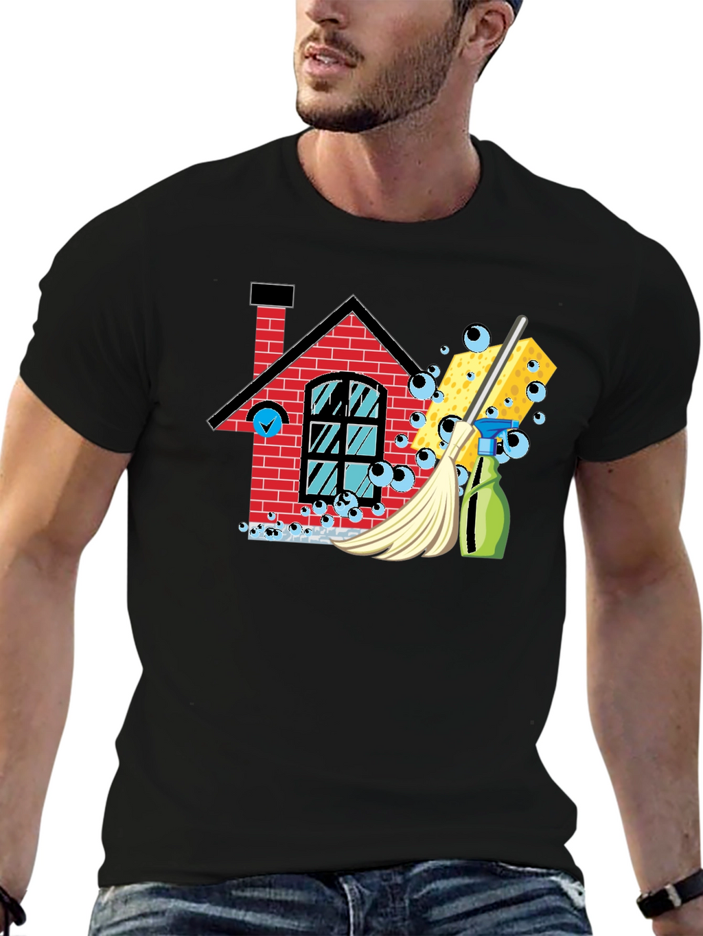 House Cleaning Crew Graphic Tee