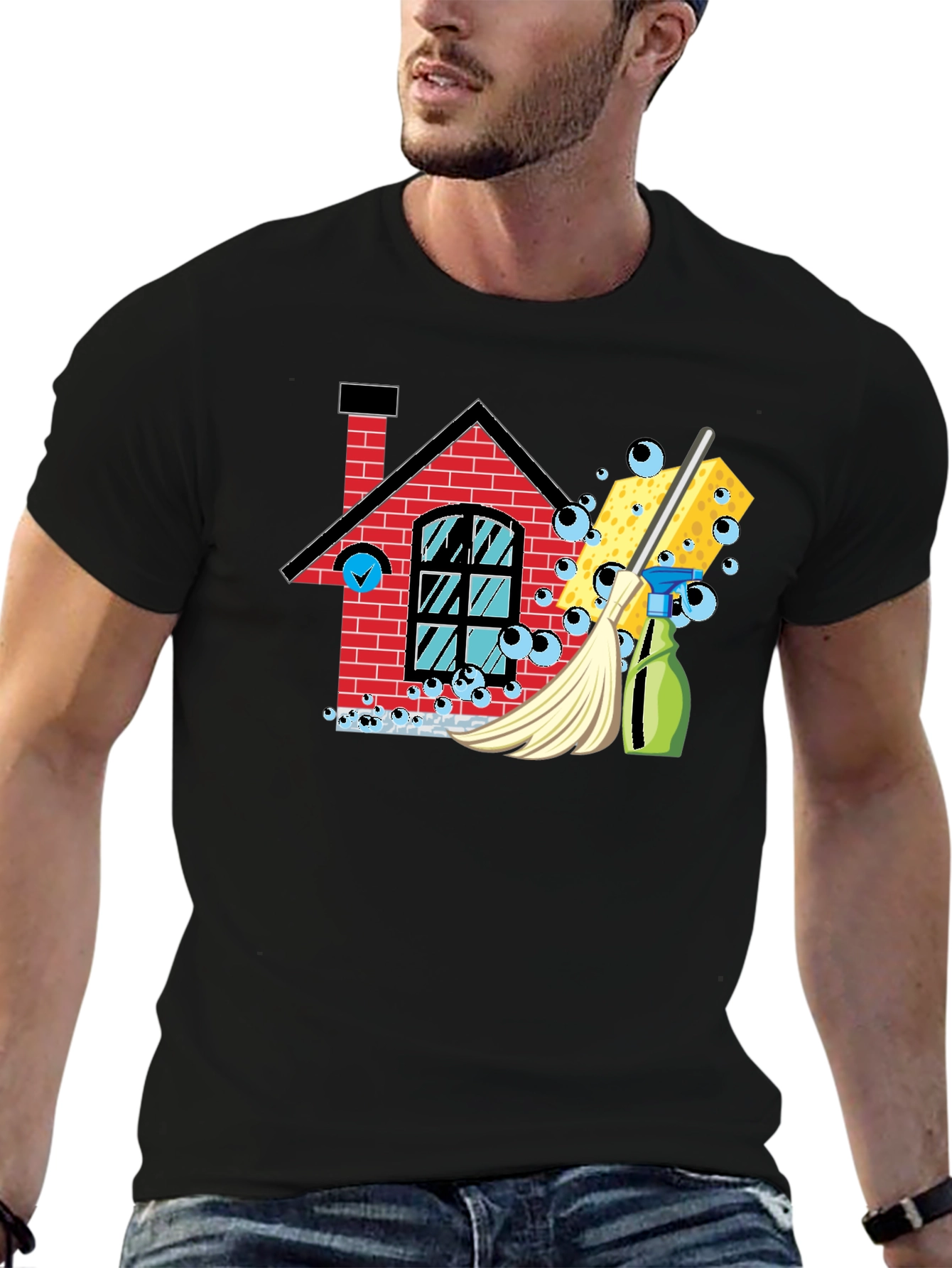 House Cleaning Crew Graphic Tee
