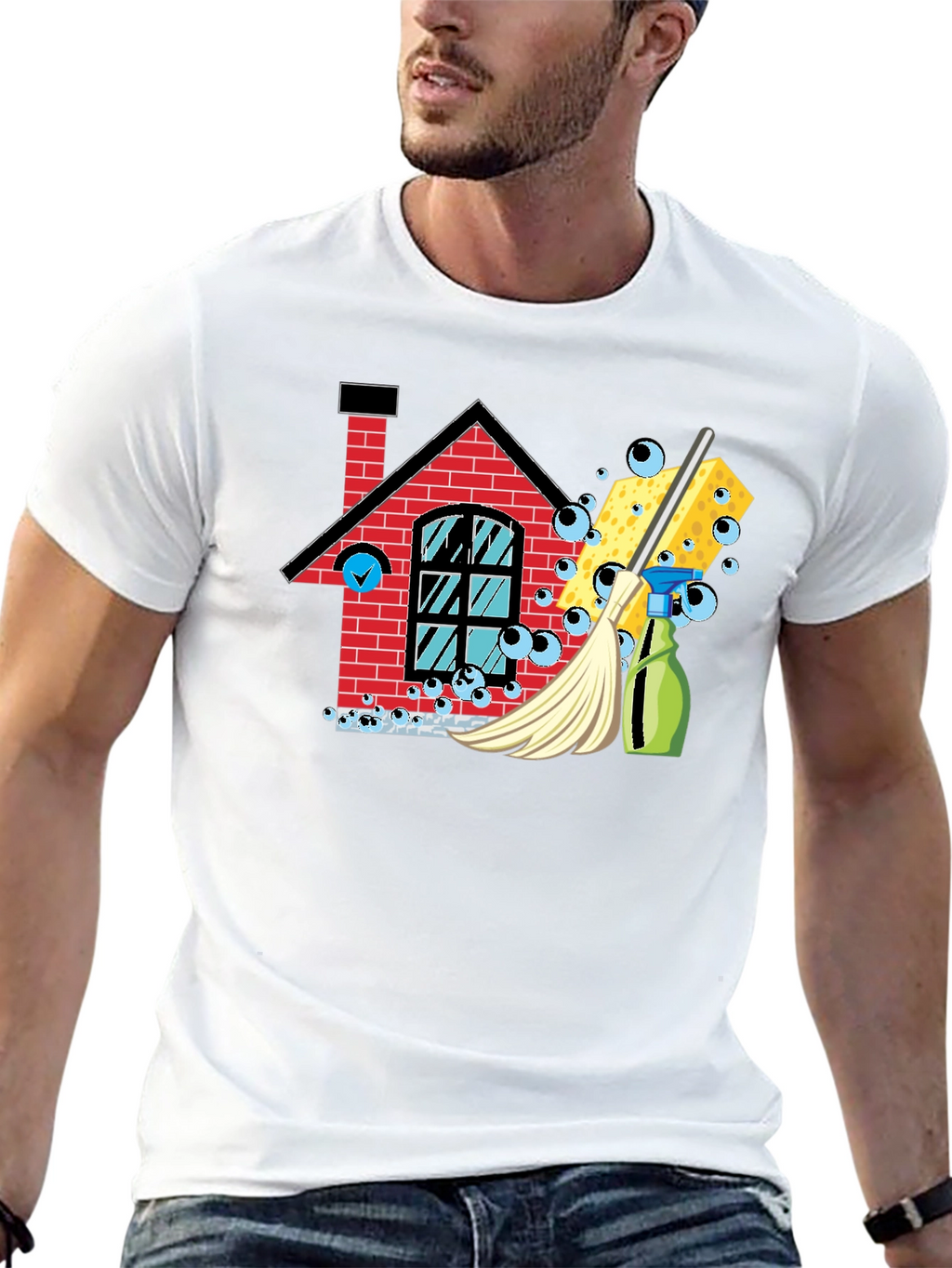 House Cleaning Crew Graphic Tee
