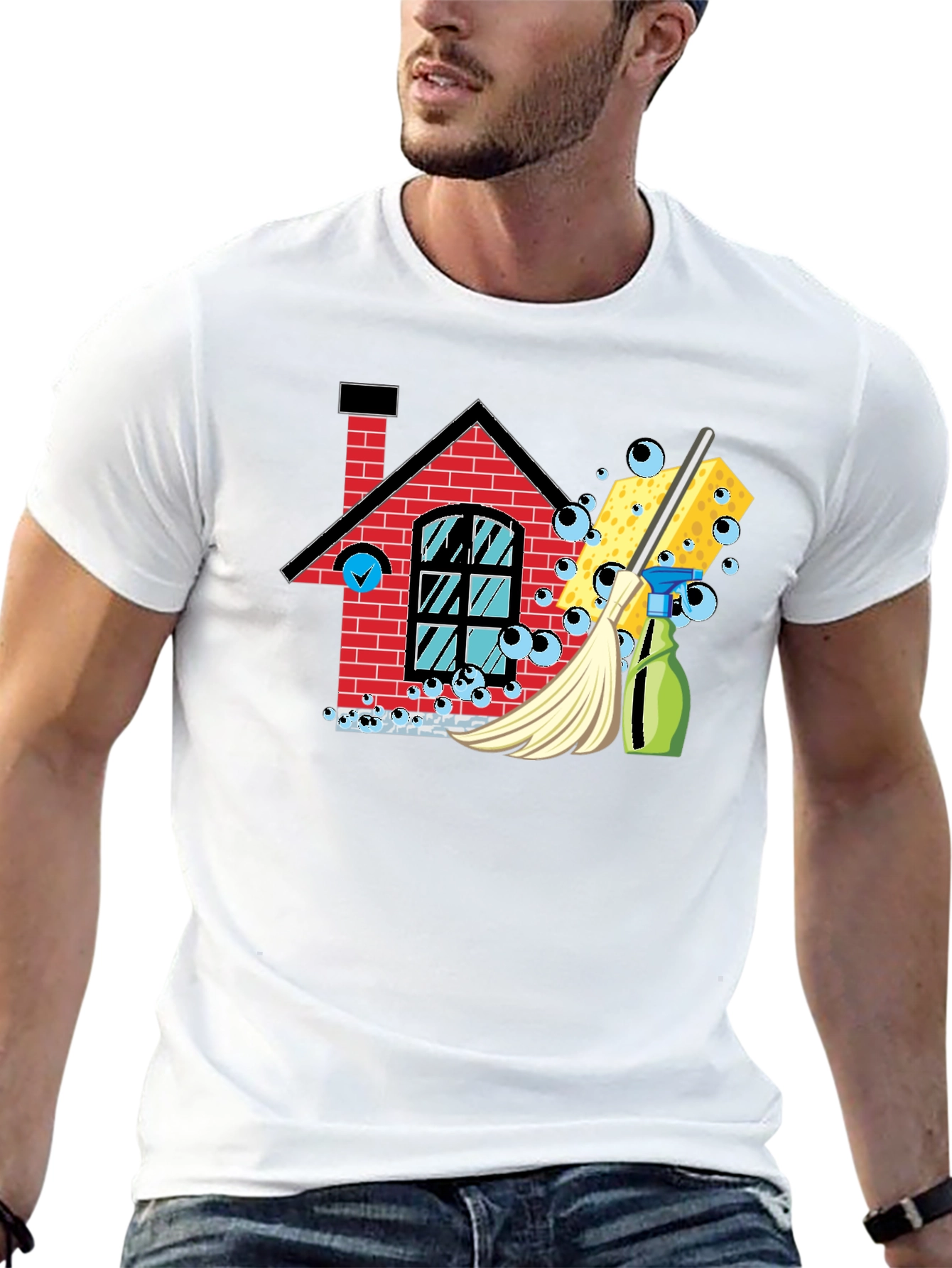 House Cleaning Crew Graphic Tee