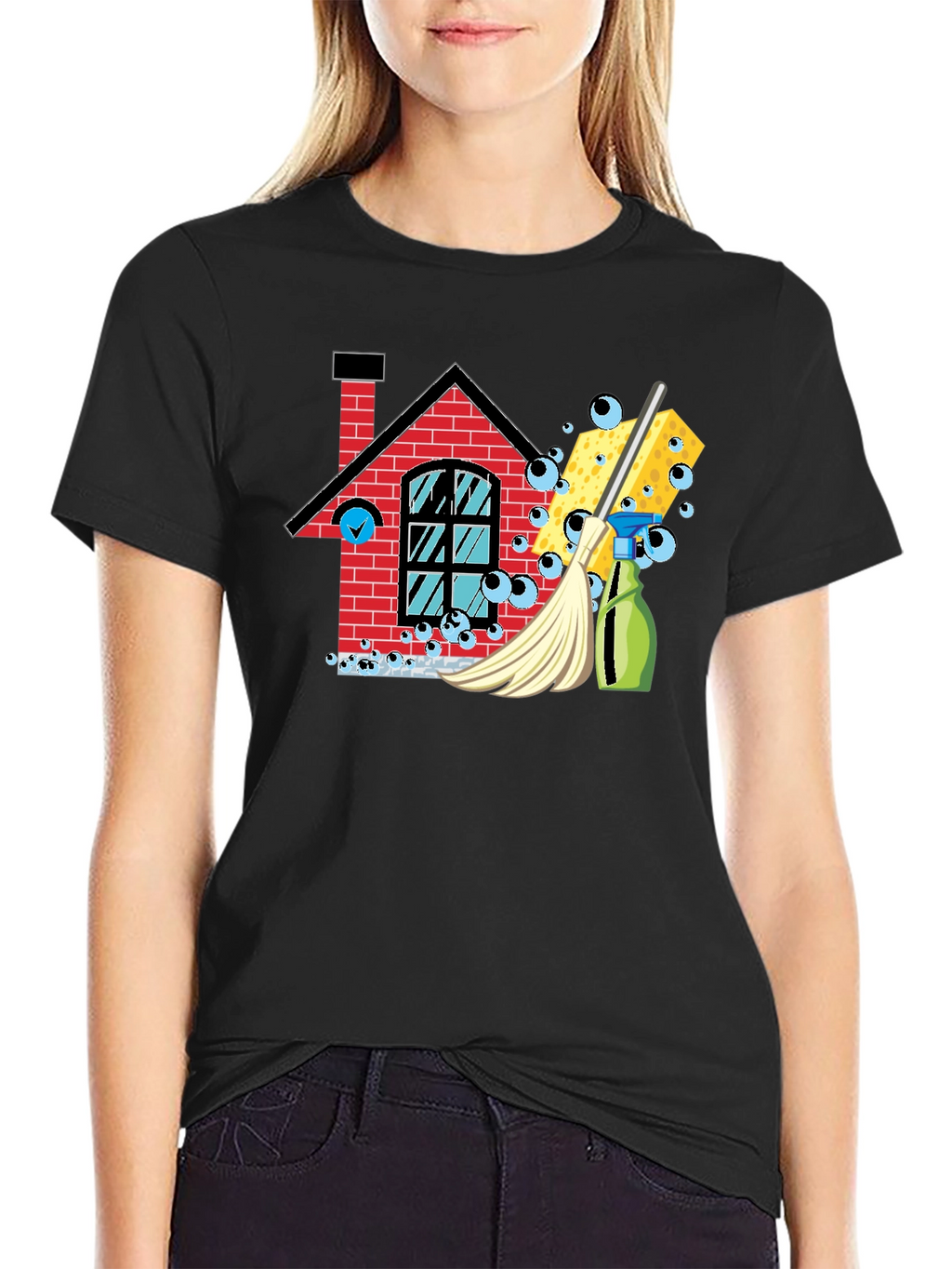 House Cleaning Crew Graphic Tee