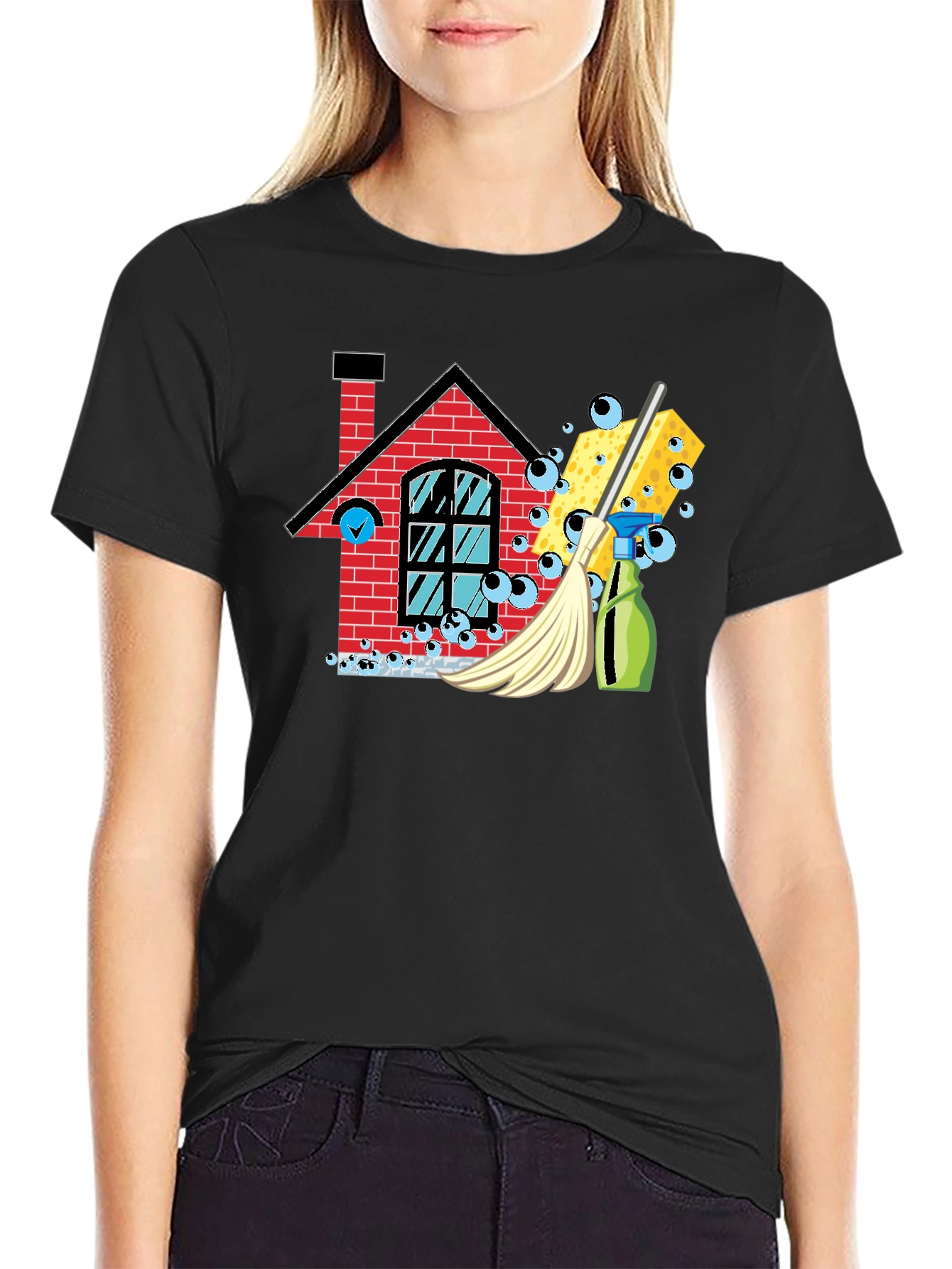 House Cleaning Crew Graphic Tee