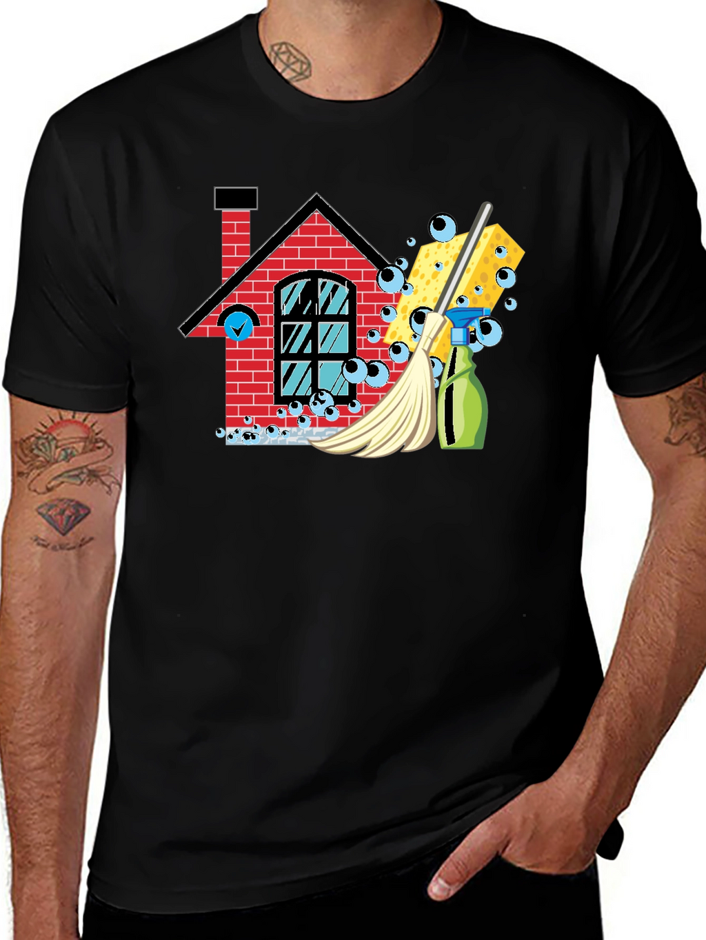 House Cleaning Crew Graphic Tee