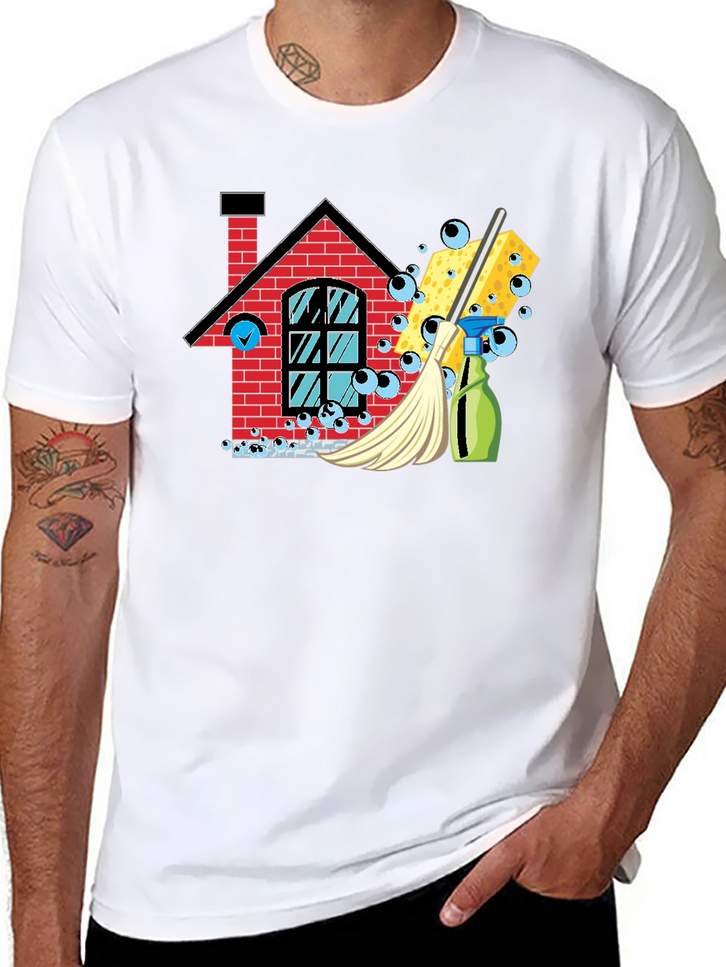 House Cleaning Crew Graphic Tee
