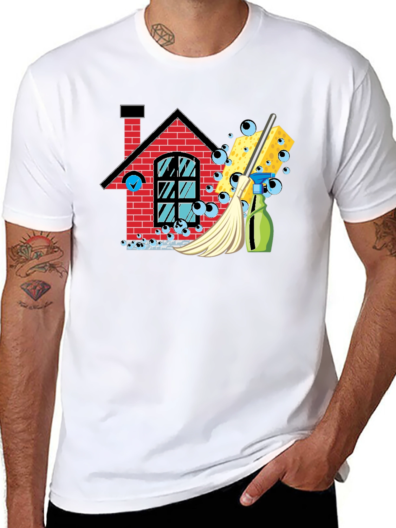 House Cleaning Crew Graphic Tee