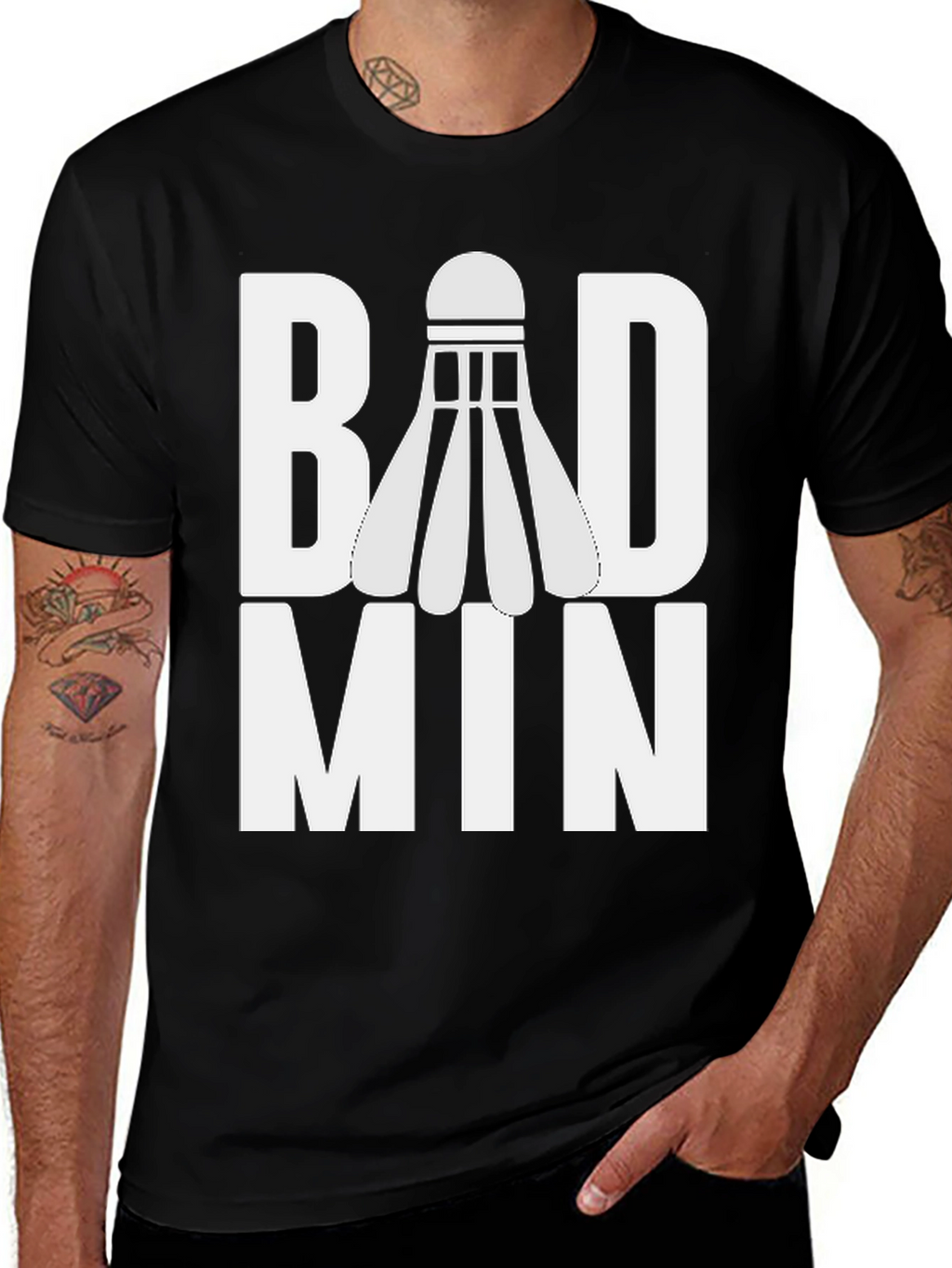 Badminton Graphic Tee