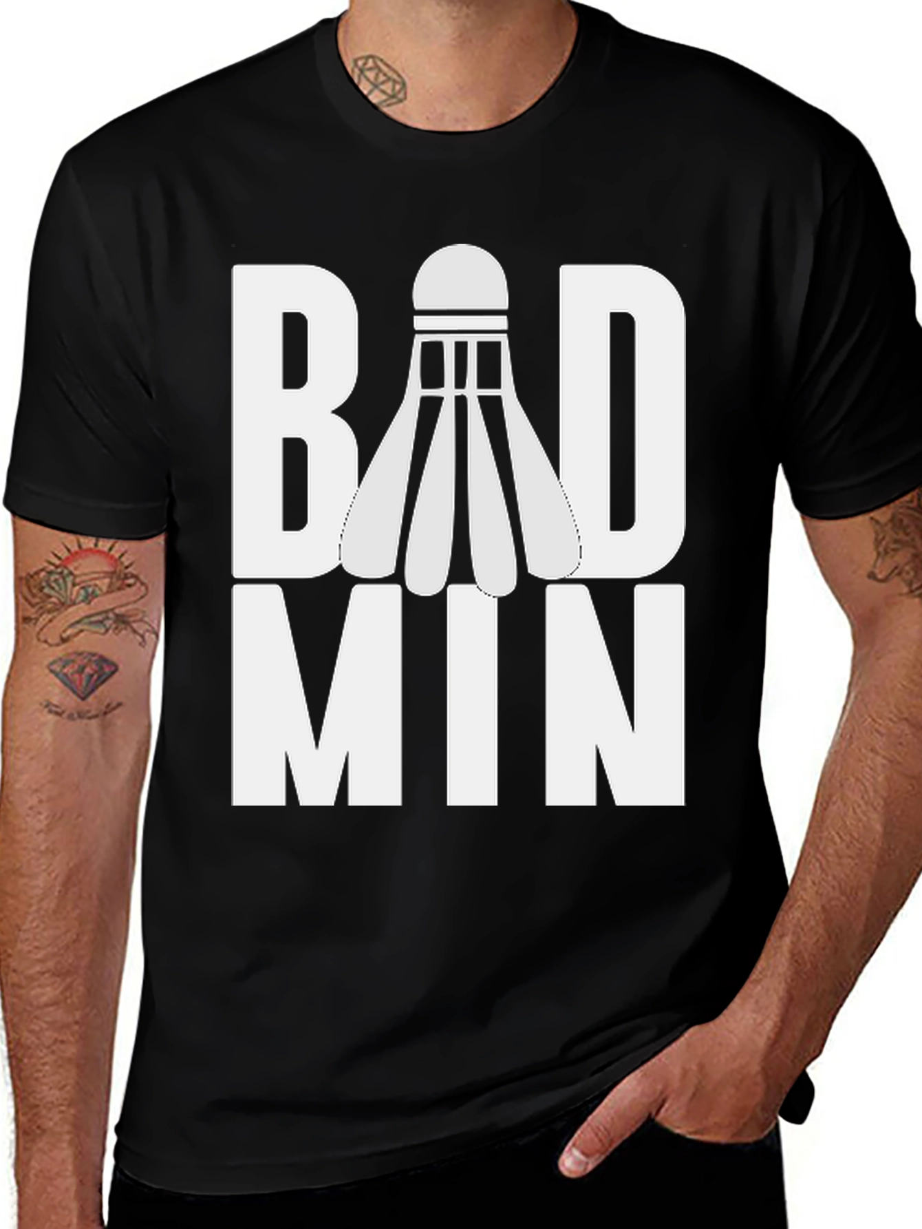 Badminton Graphic Tee