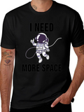 I Need More Space Astronaut Graphic T-Shirt