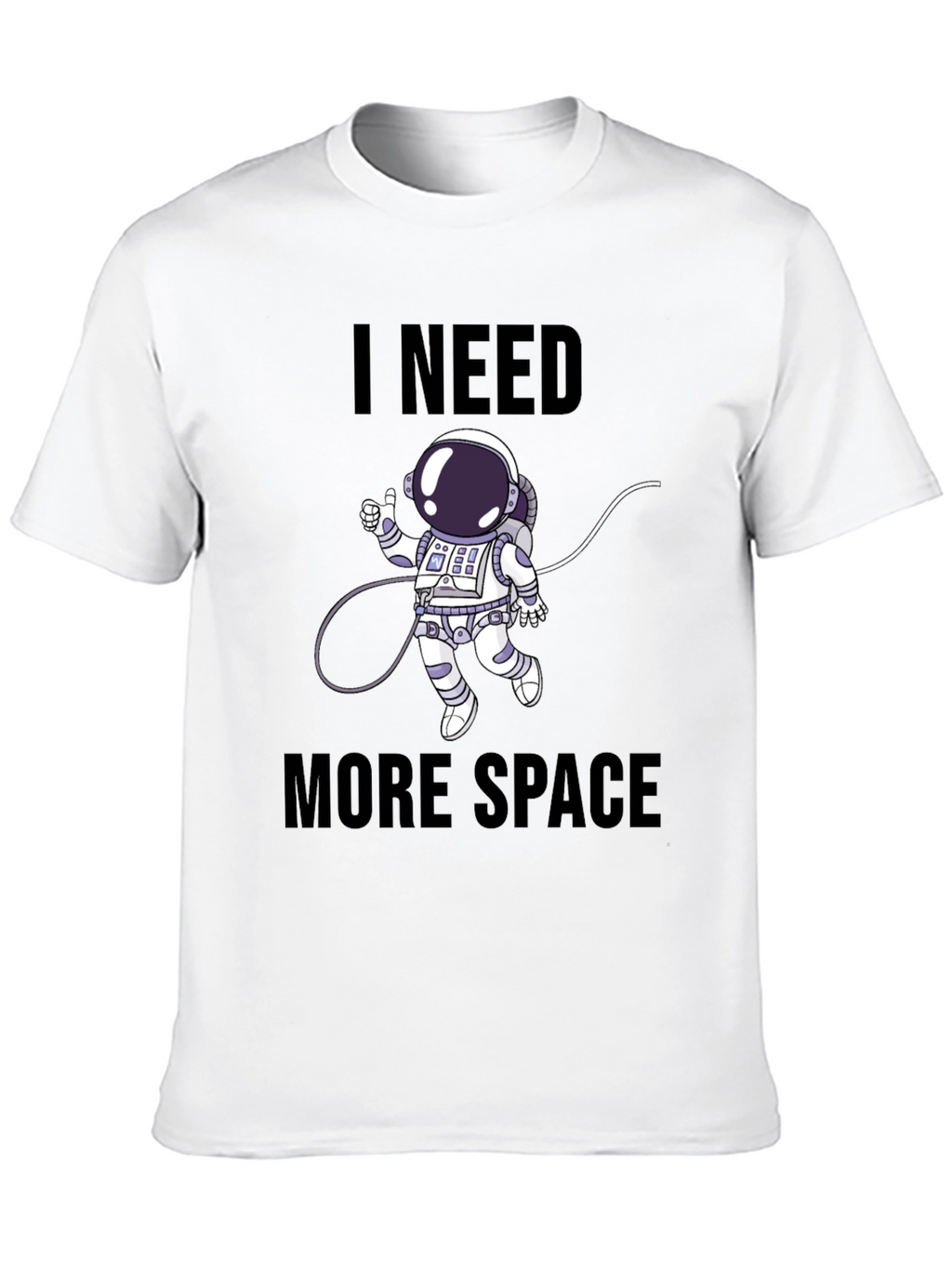 I Need More Space Astronaut Graphic T-Shirt