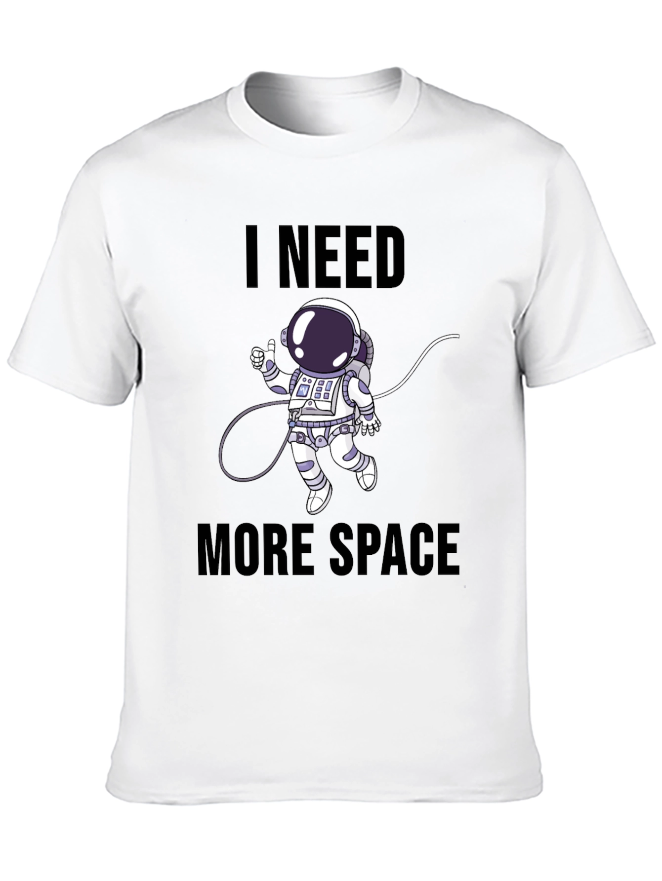 I Need More Space Astronaut Graphic T-Shirt