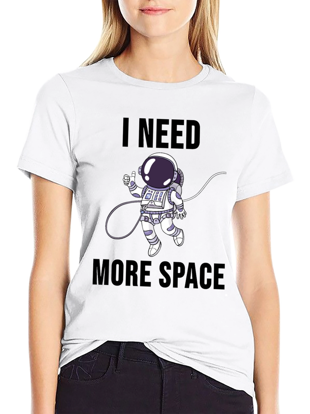 I Need More Space Astronaut Graphic T-Shirt