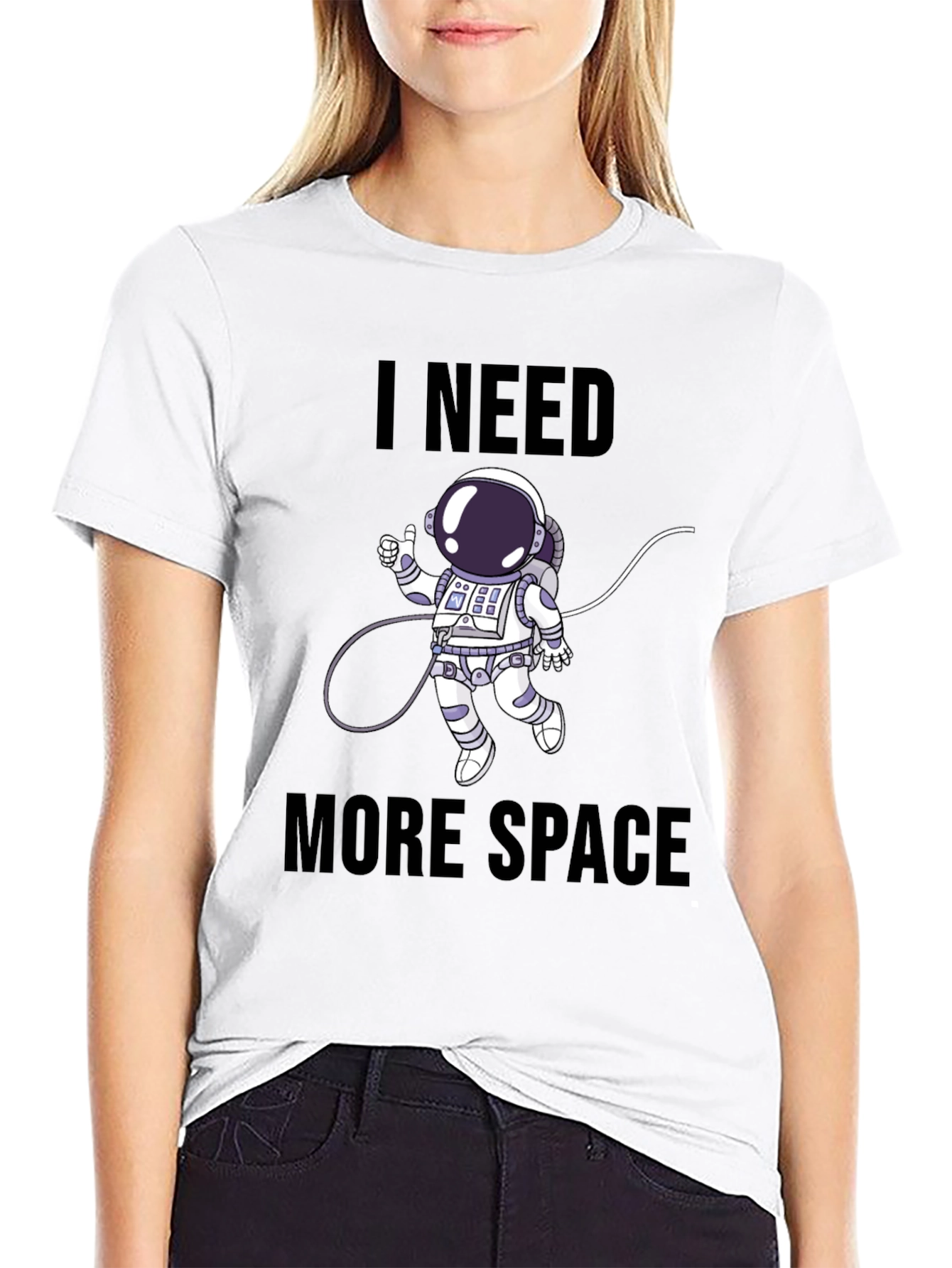 I Need More Space Astronaut Graphic T-Shirt