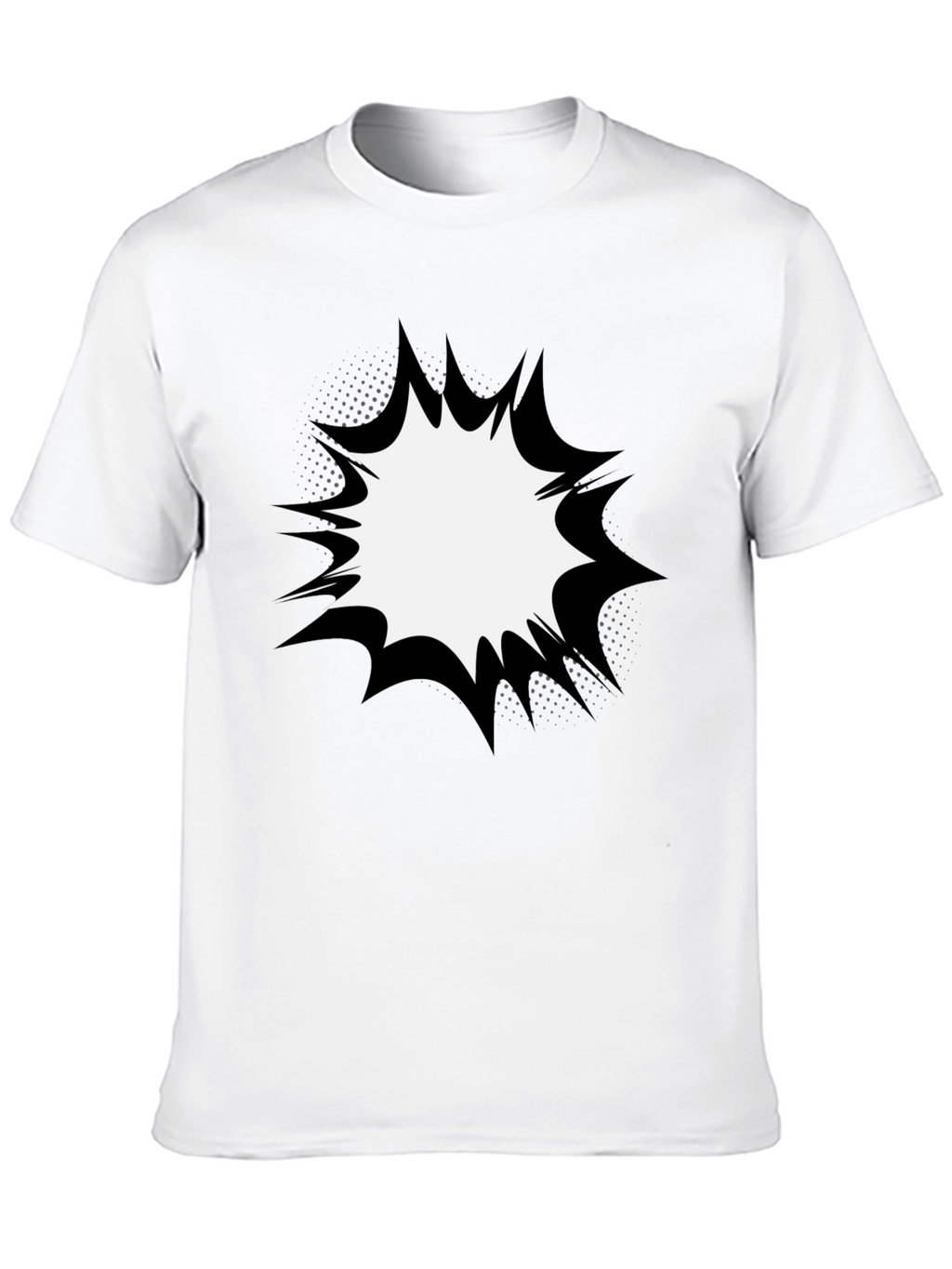 Mens Graphic T-Shirt - Comic Book Explosion Design
