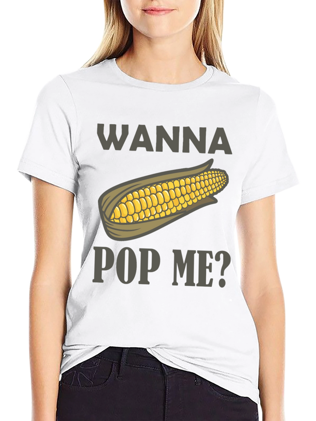 Wanna Pop Me? Corn Graphic Tee