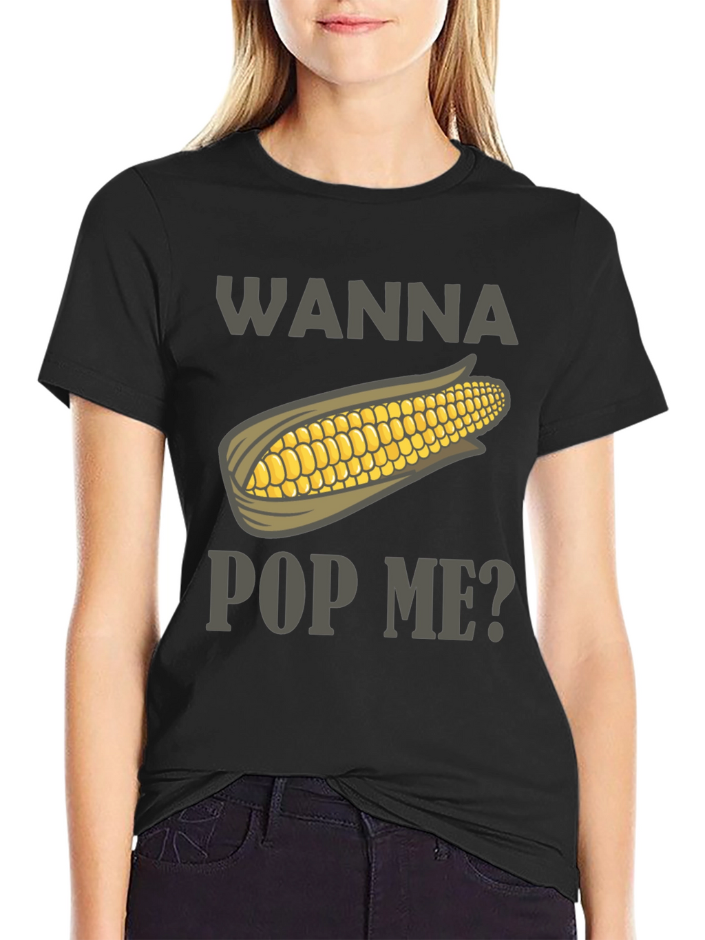 Wanna Pop Me? Corn Graphic Tee