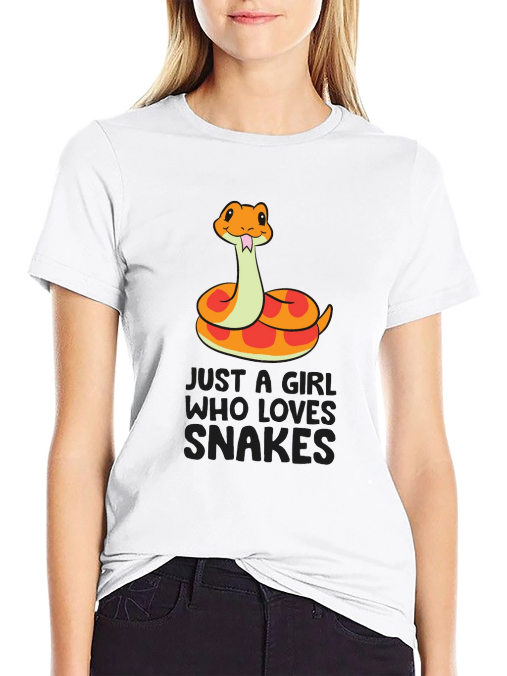 Girl Who Loves Snakes T-Shirt