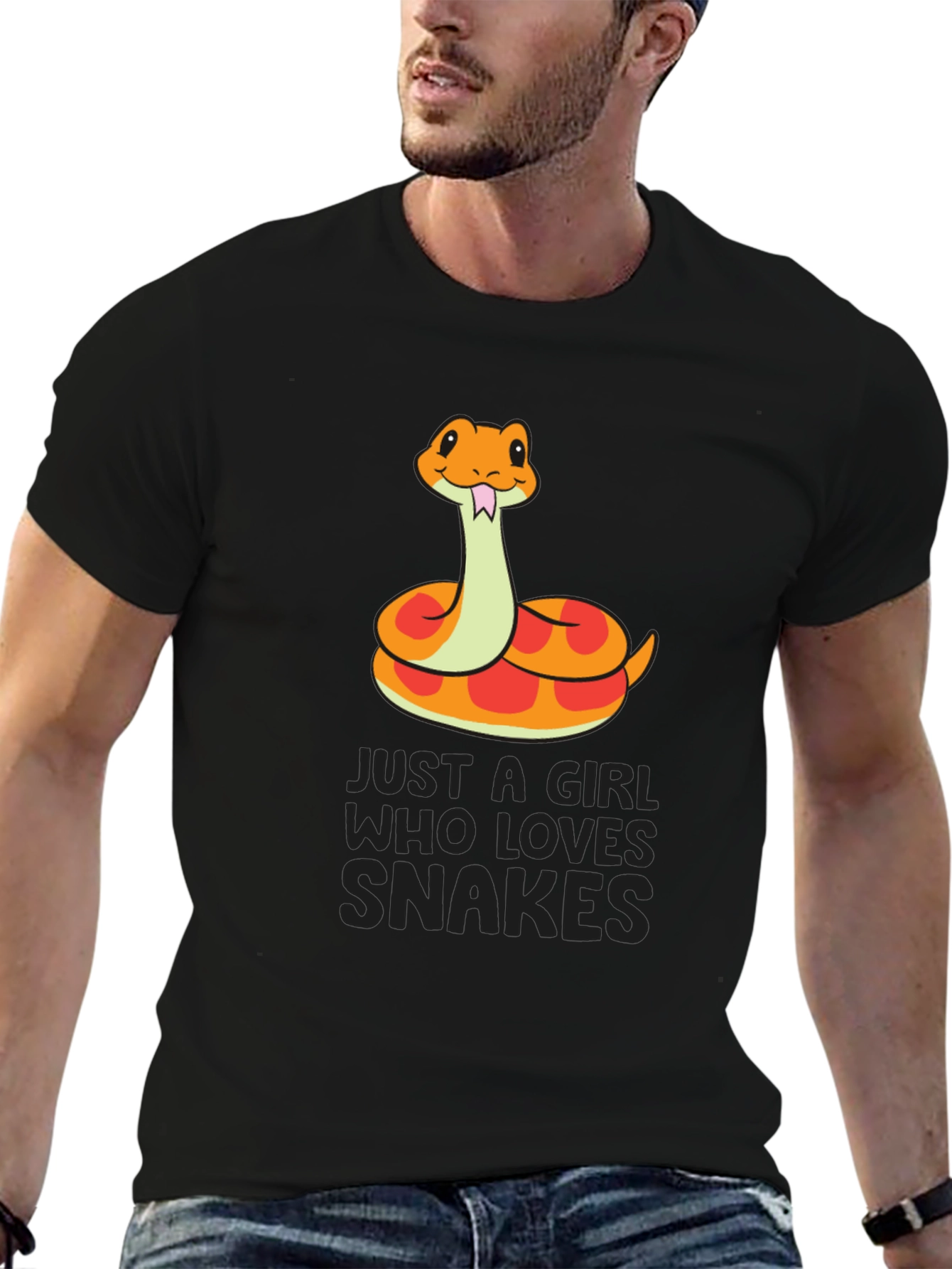Girl Who Loves Snakes T-Shirt