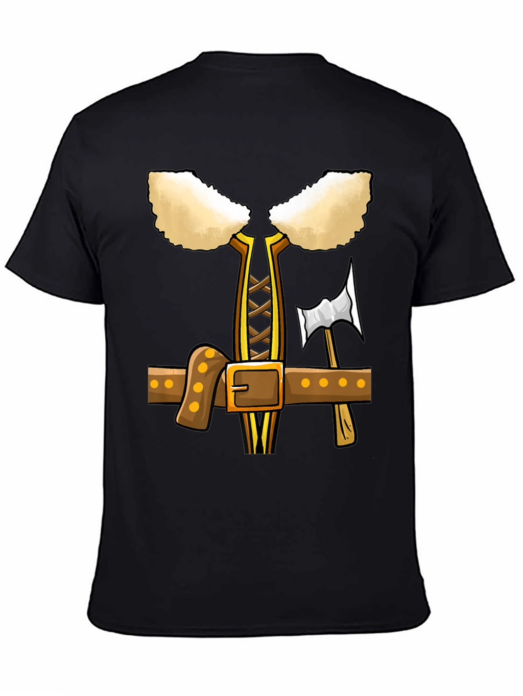 Viking Costume T-Shirt - Cartoon Design Tee