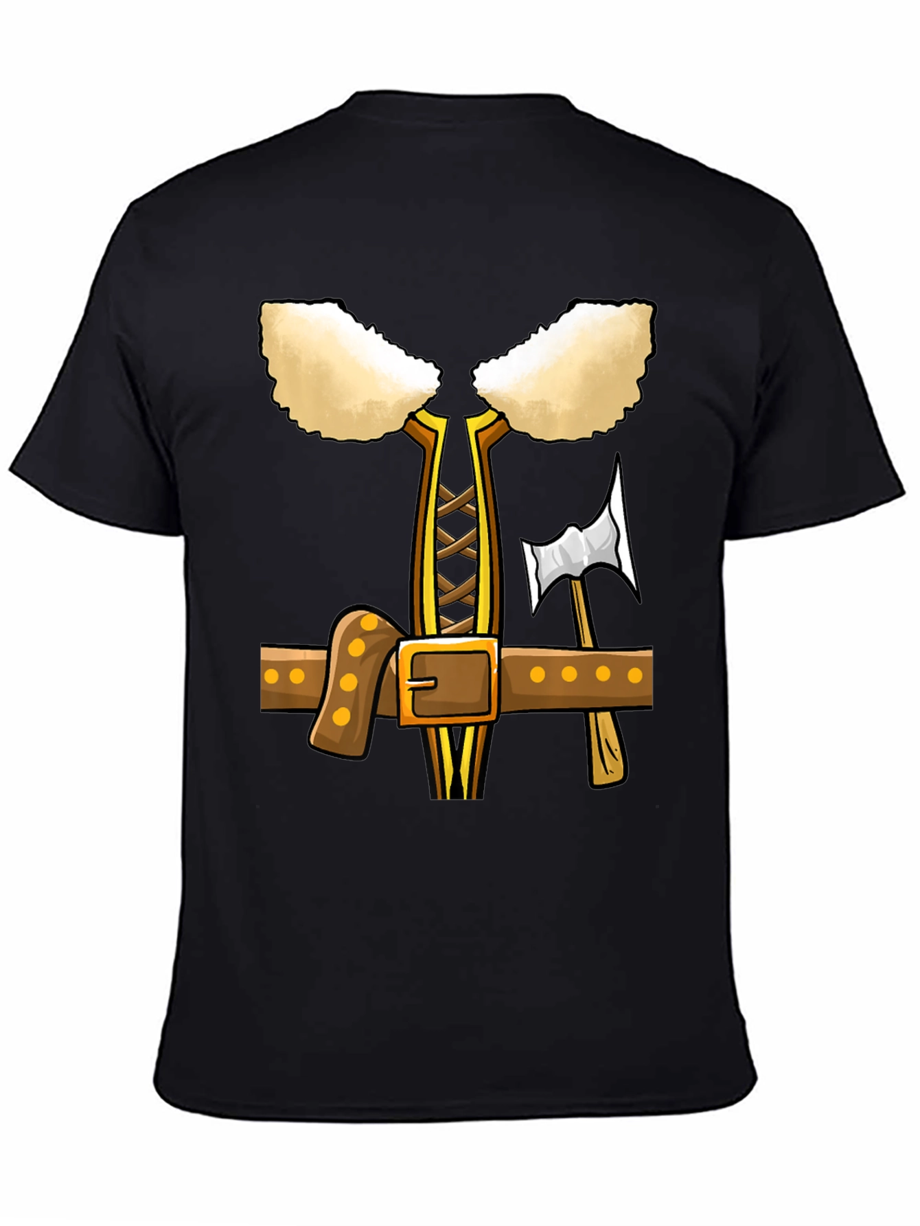 Viking Costume T-Shirt - Cartoon Design Tee