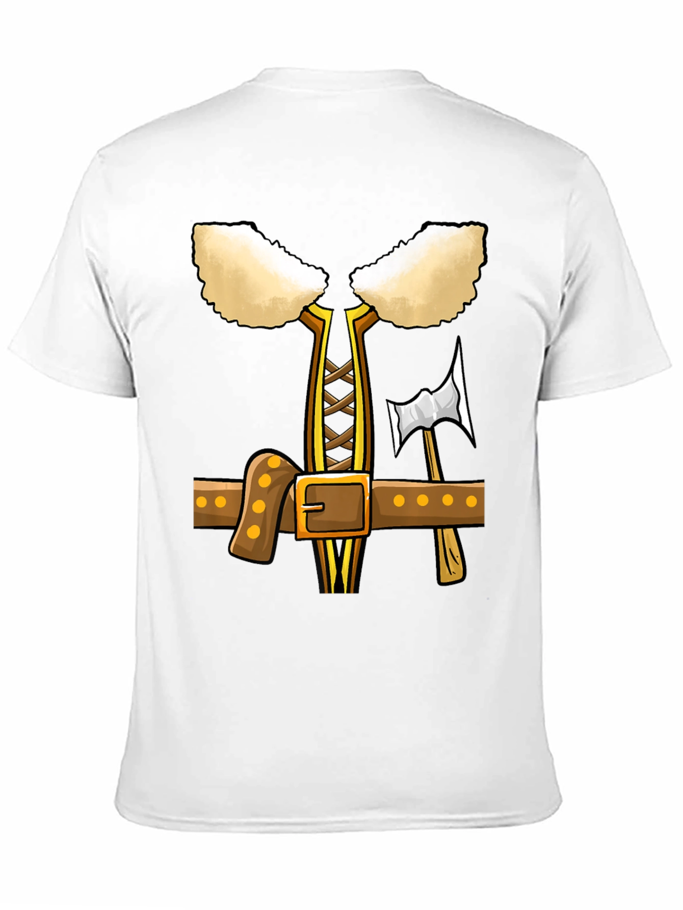 Viking Costume T-Shirt - Cartoon Design Tee