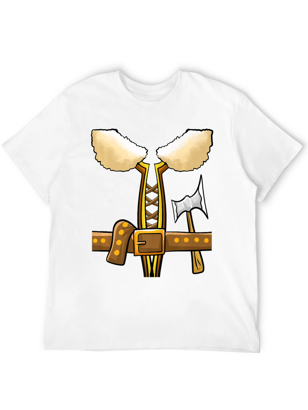 Viking Costume T-Shirt - Cartoon Design Tee