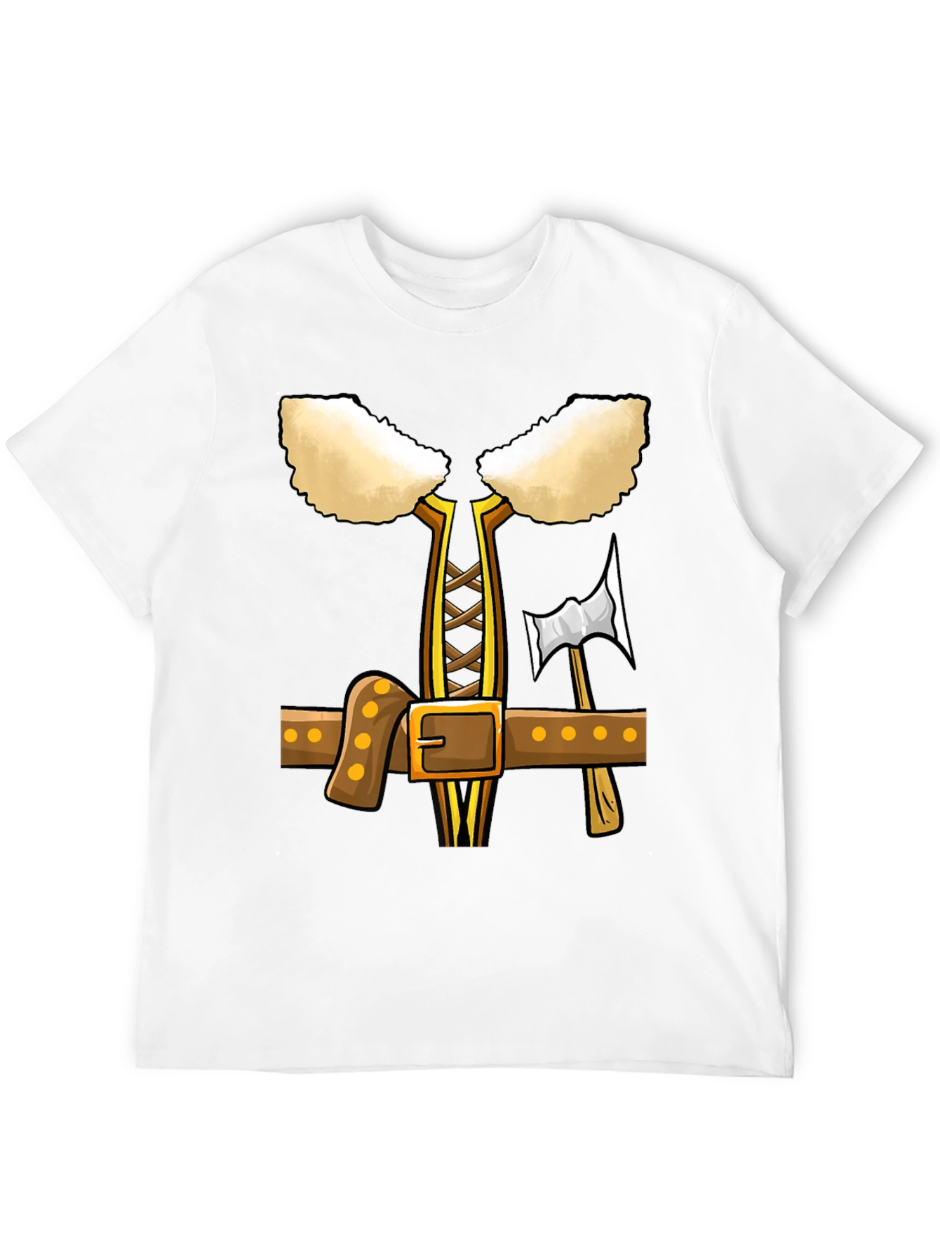 Viking Costume T-Shirt - Cartoon Design Tee